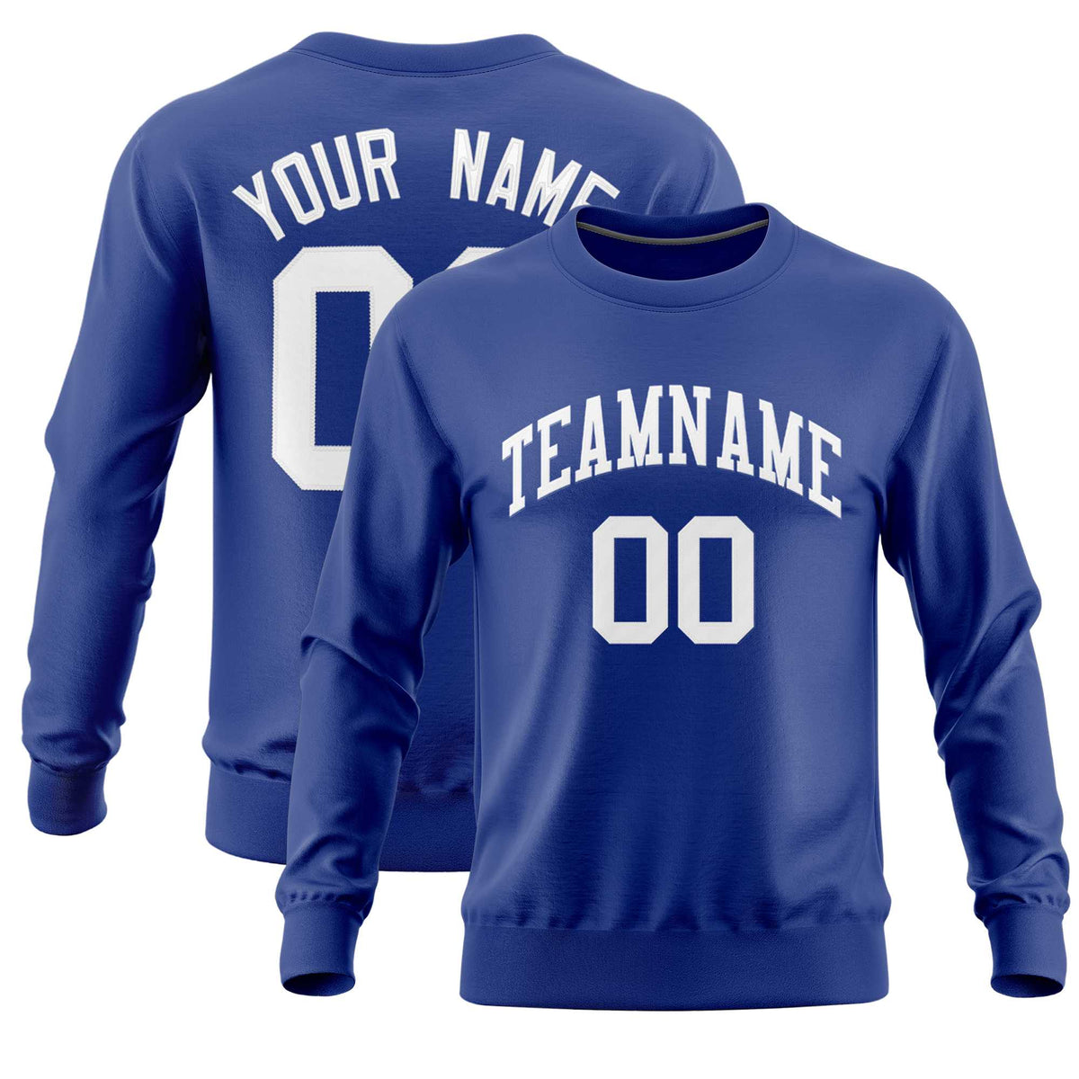 Custom Royal Classic Style Personalized Uniform Pullover Hoodie| KXKSHOP