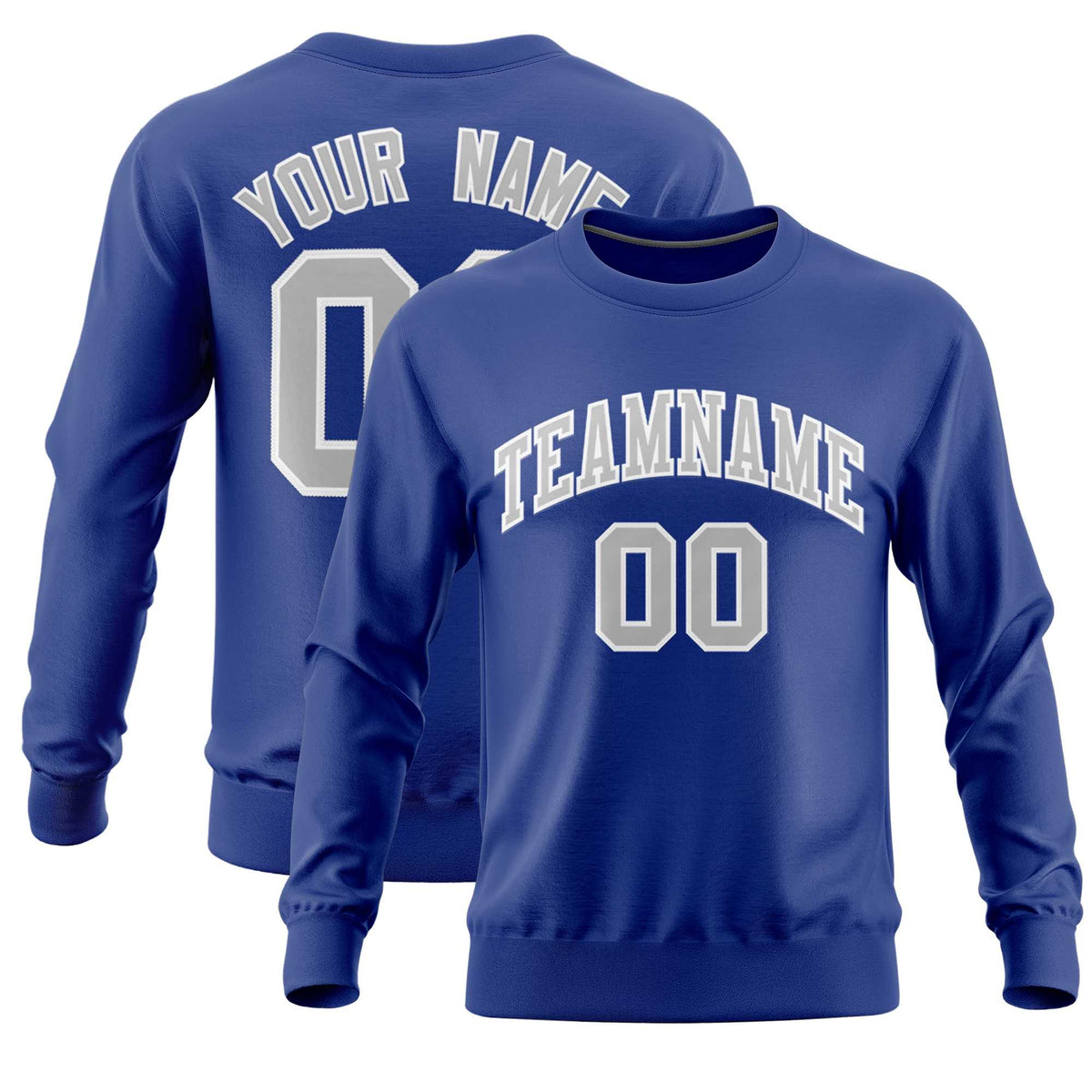 Custom Royal Classic Style Personalized Uniform Pullover Hoodie| KXKSHOP