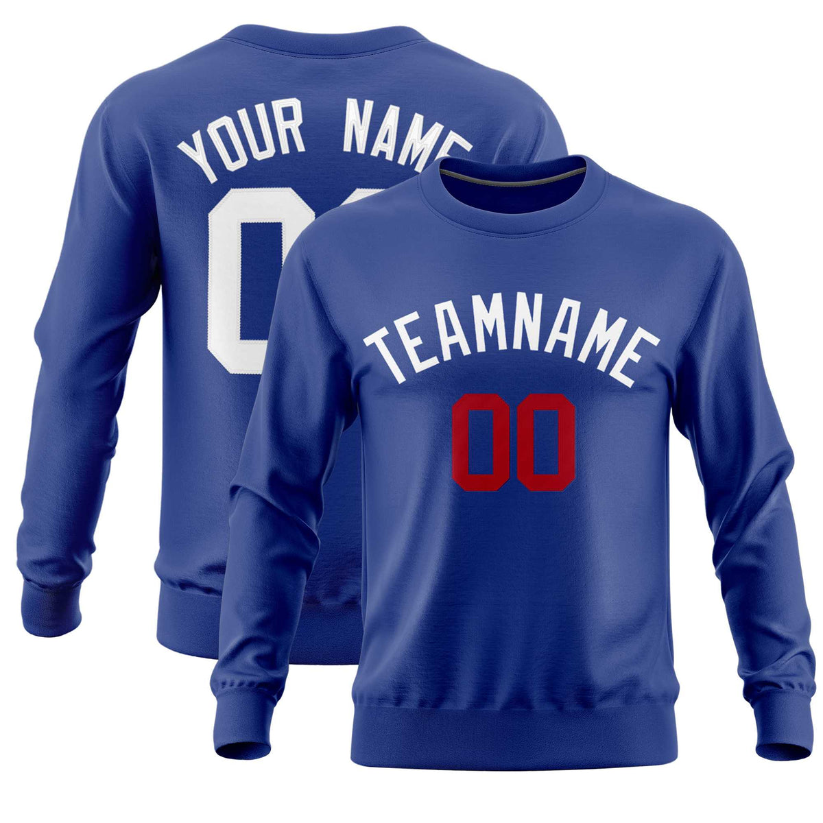 Custom Royal Classic Style Personalized Uniform Pullover Hoodie| KXKSHOP