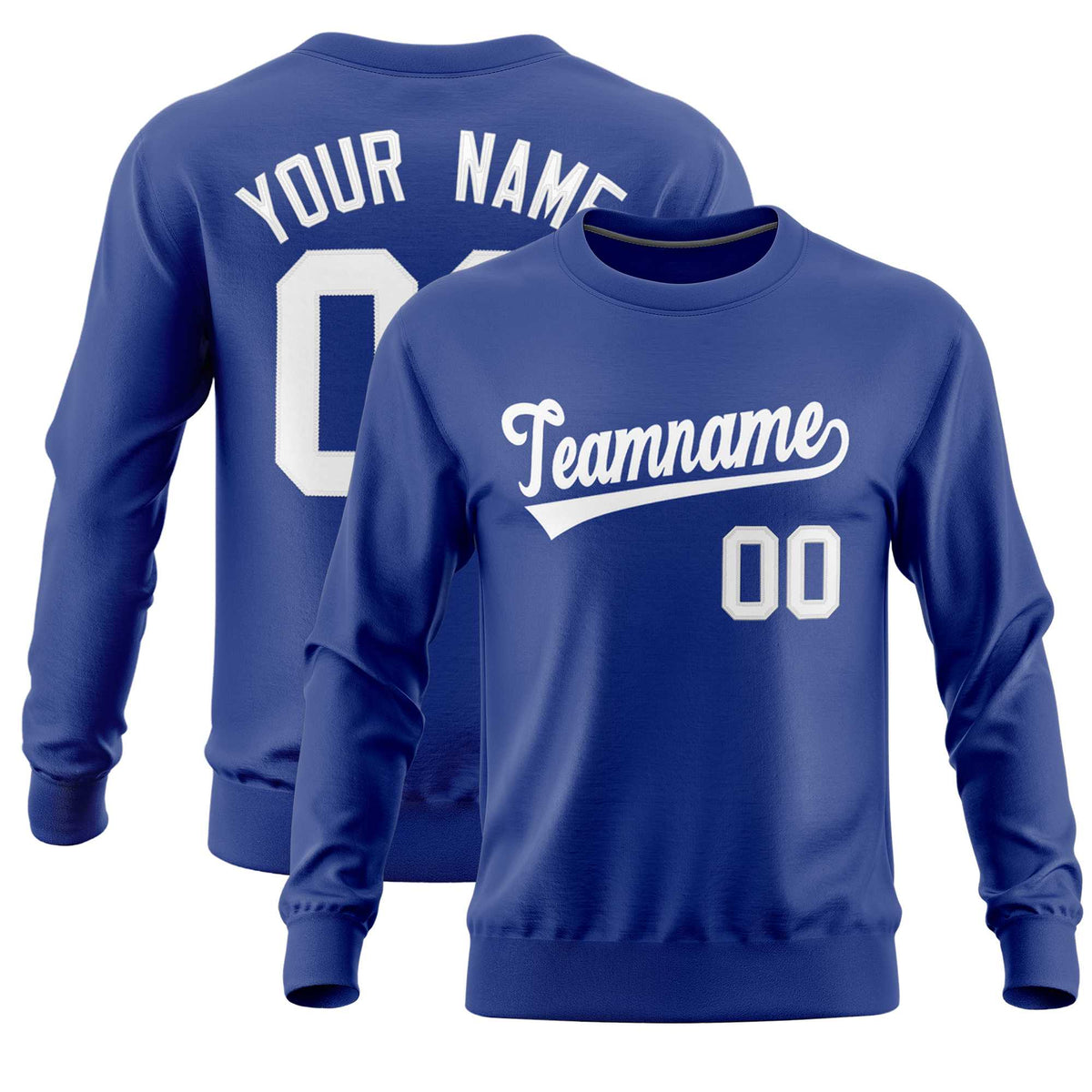 Custom Royal Classic Style Personalized Uniform Pullover Hoodie| KXKSHOP