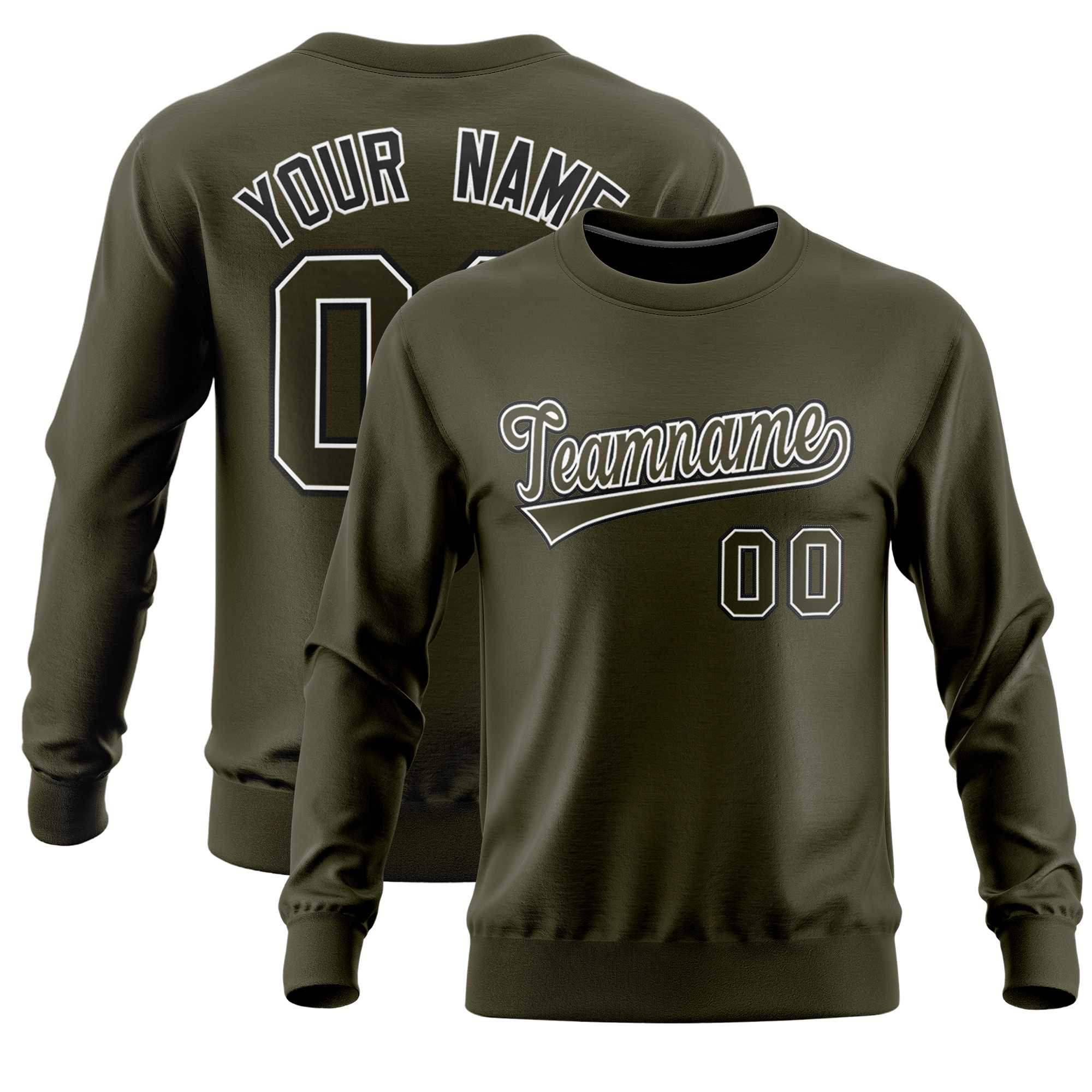 Custom Black Classic Style Personalized Uniform Pullover Hoodie| KXKSHOP