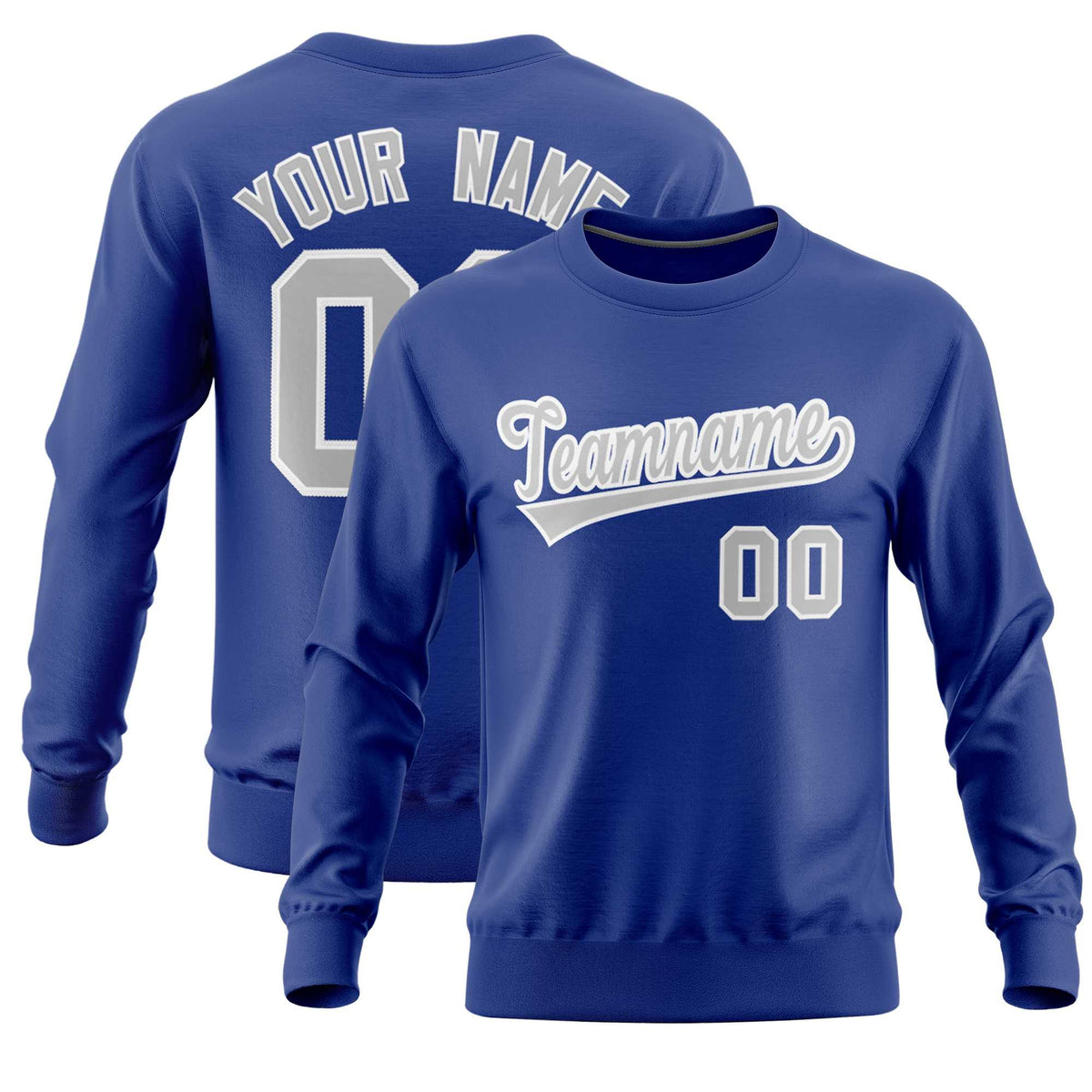 Custom Royal Classic Style Personalized Uniform Pullover Hoodie| KXKSHOP