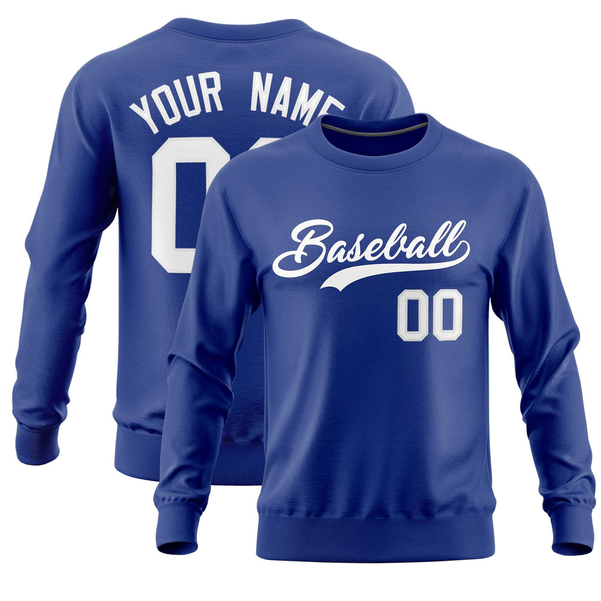 Custom Royal Classic Style Personalized Uniform Pullover Hoodie| KXKSHOP