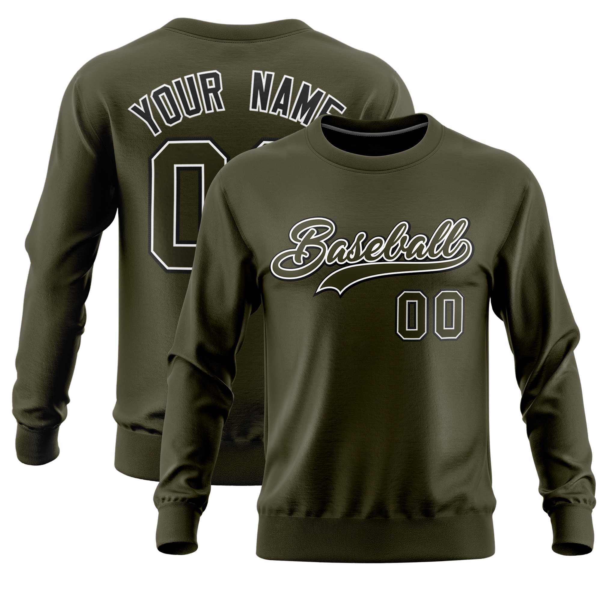 Custom Black Classic Style Personalized Uniform Pullover Hoodie| KXKSHOP