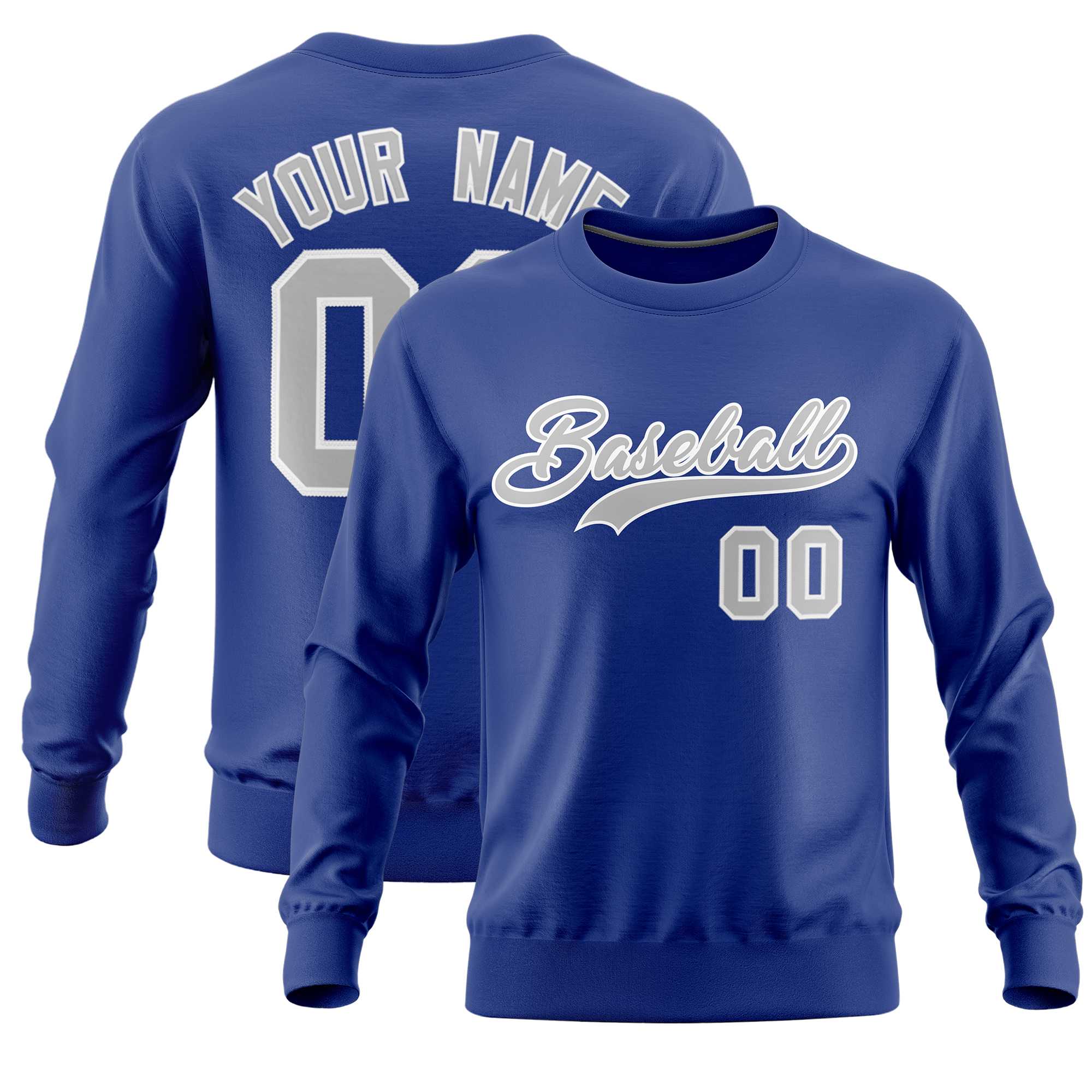 Custom Royal Classic Style Personalized Uniform Pullover Hoodie| KXKSHOP
