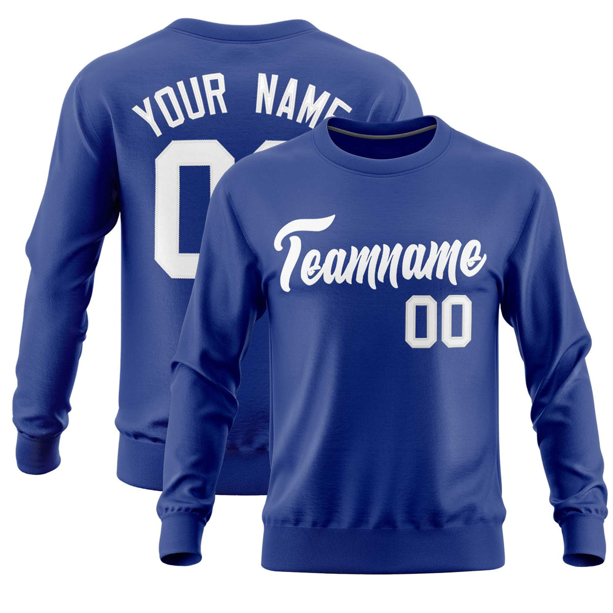 Custom Royal Classic Style Personalized Uniform Pullover Hoodie| KXKSHOP