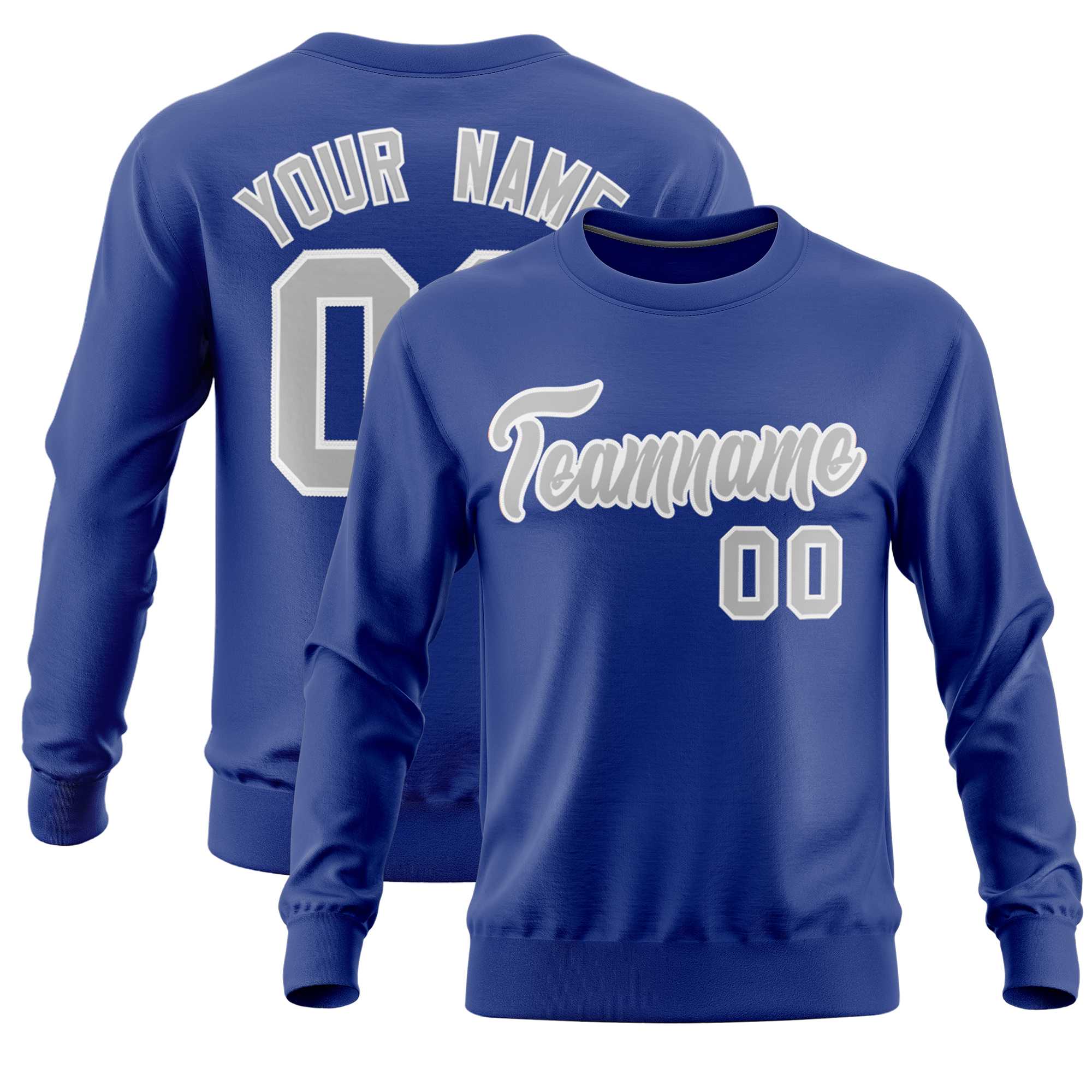 Custom Royal Classic Style Personalized Uniform Pullover Hoodie| KXKSHOP