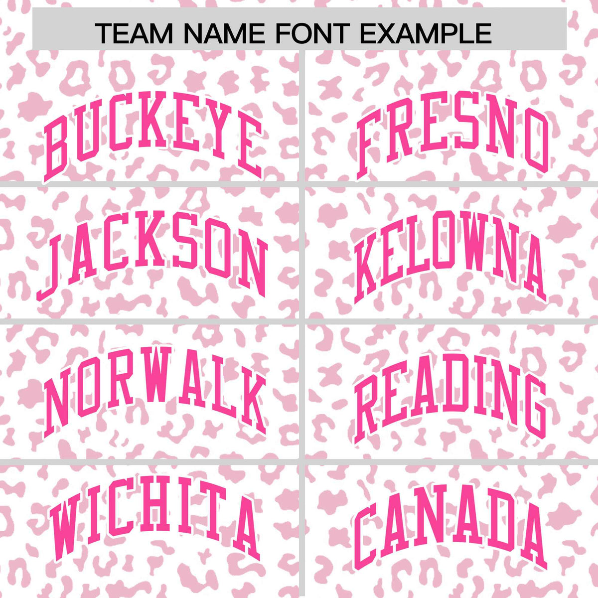 Custom White Pink Varsity Full-Zip Letterman Leopard Print Hoodie Jacket