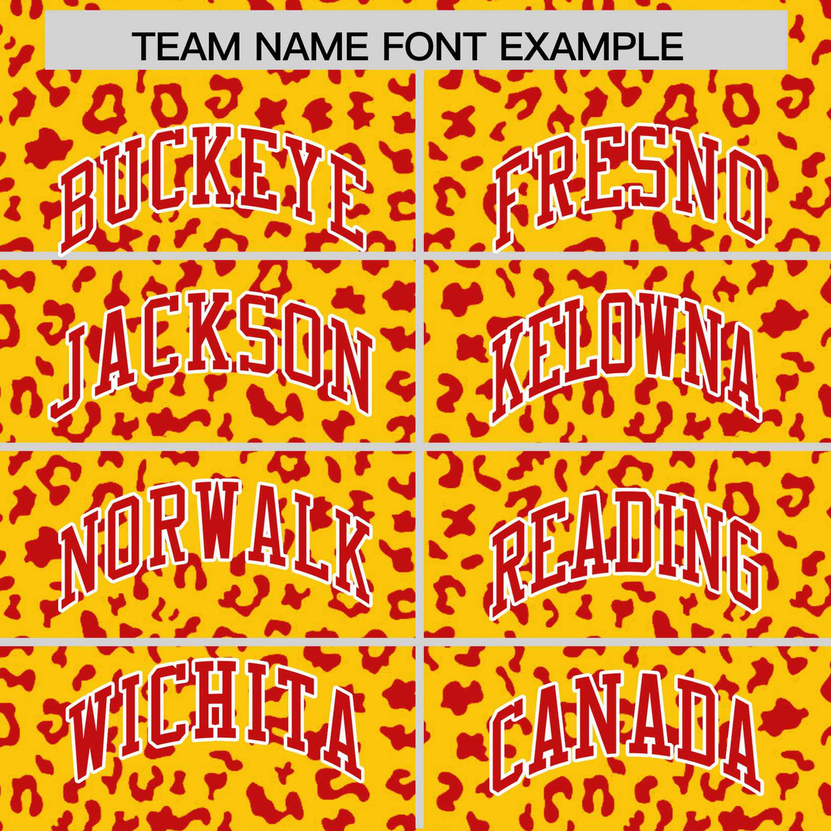 Custom Orange White Varsity Full-Zip Letterman Leopard Print Hoodie Jacket