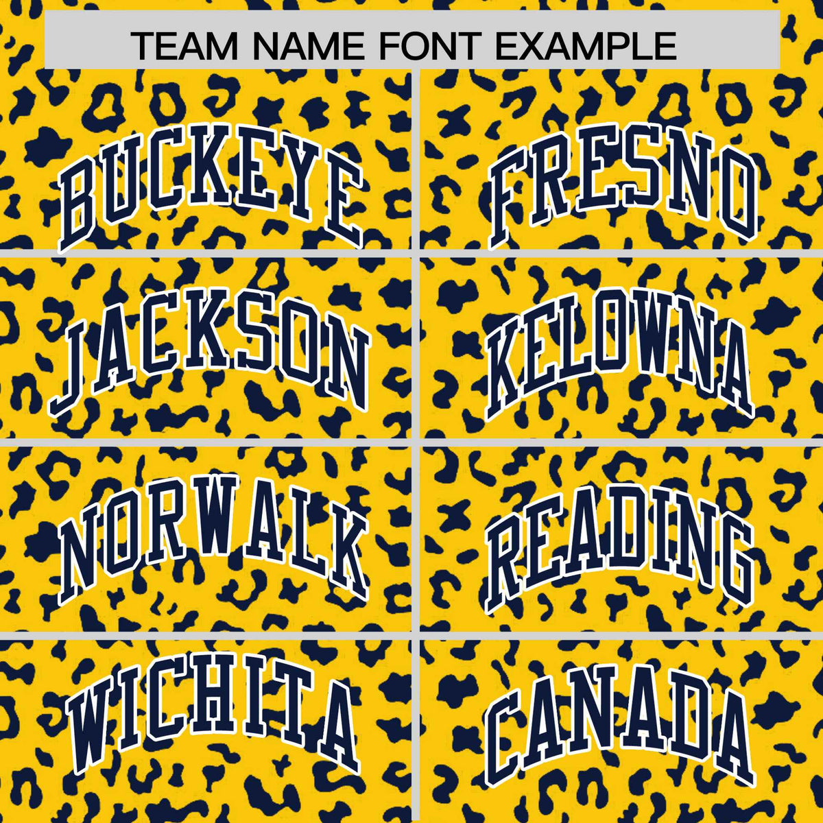 Custom Gold Navy Varsity Full-Zip Letterman Leopard Print Hoodie Jacket