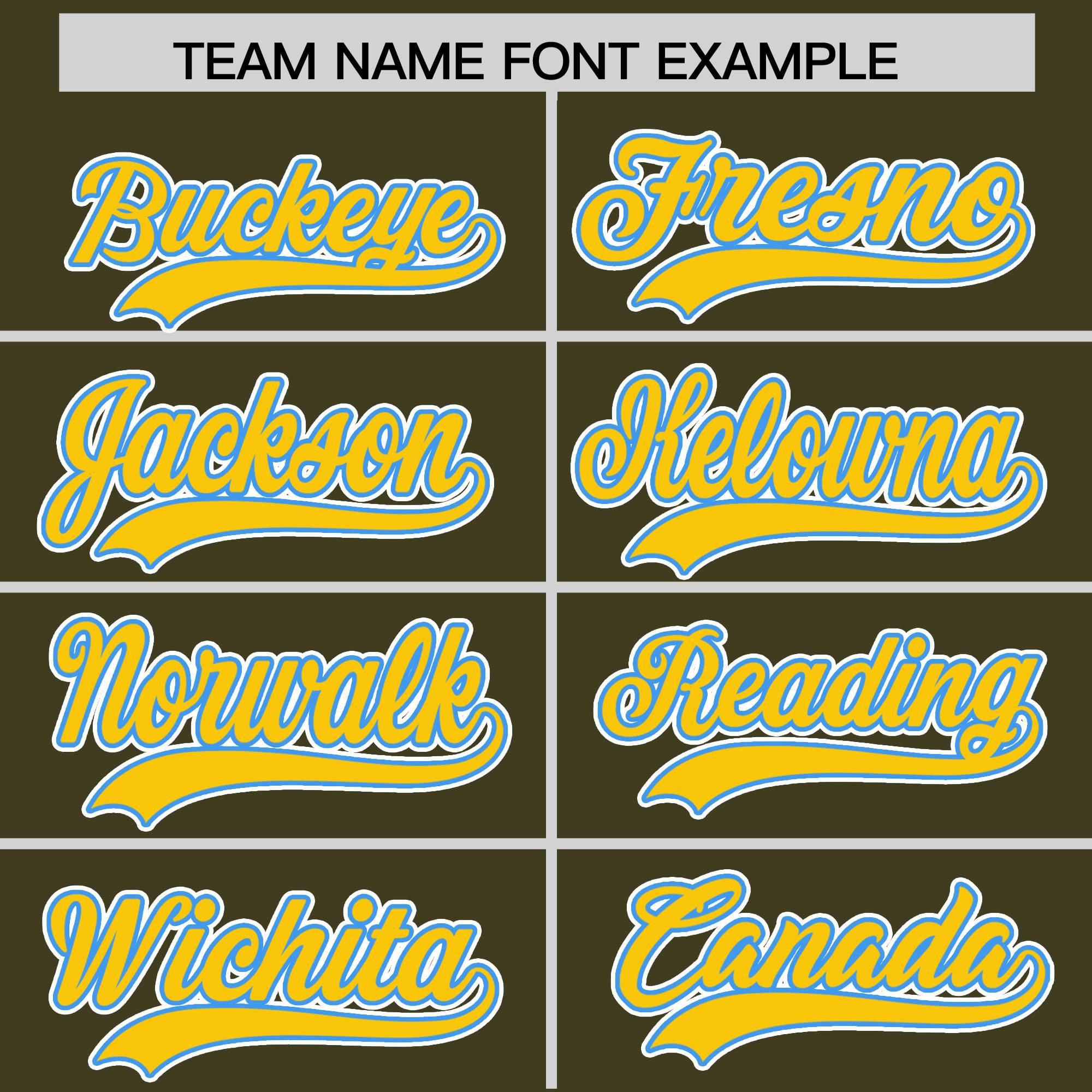 Custom Olive Gold-Powder Blue Varsity Full-Snap Letterman Classic Jacket Hoodie| KXKSHOP