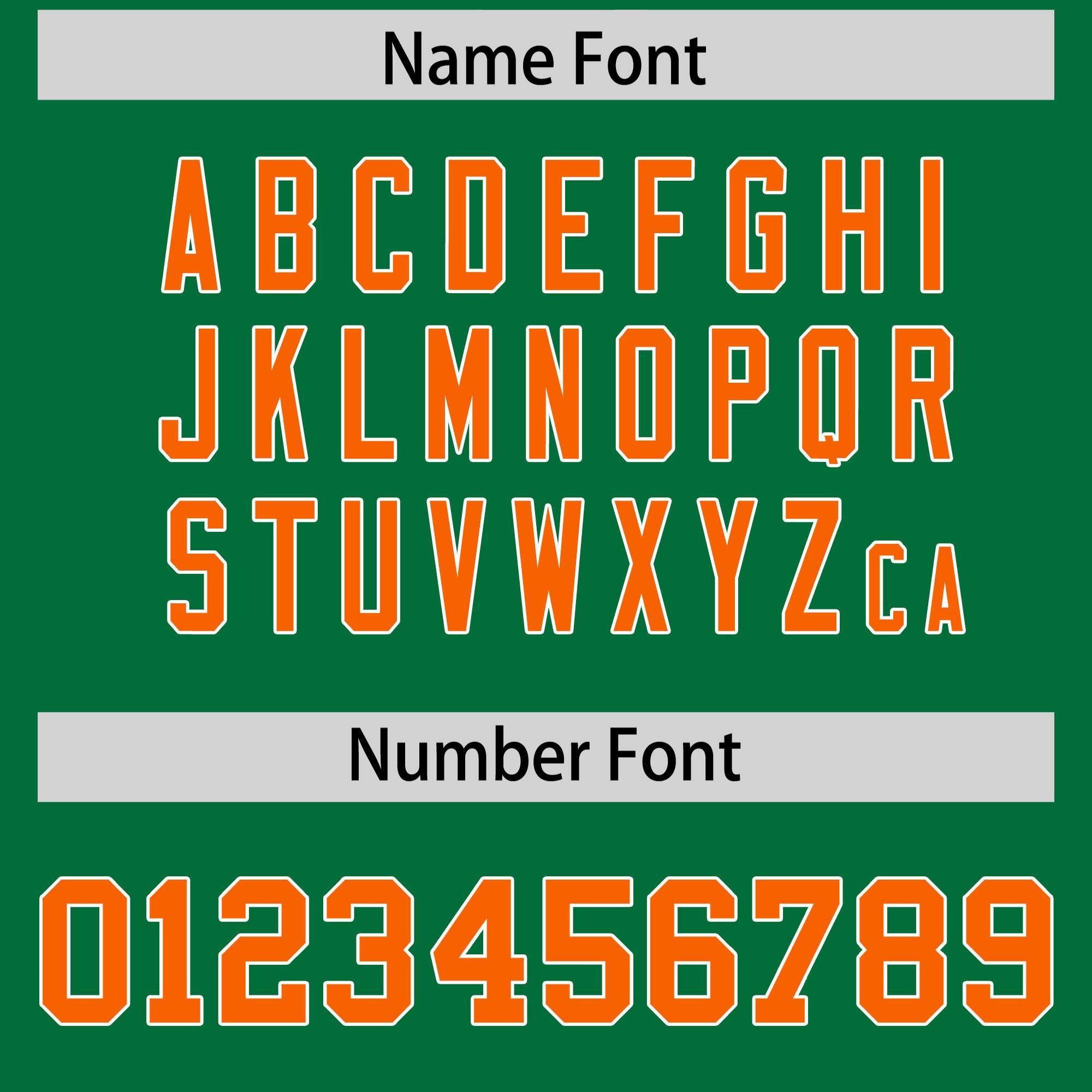 Custom Kelly Green Orange-White Varsity Full-Snap Letterman Classic Jacket Hoodie| KXKSHOP