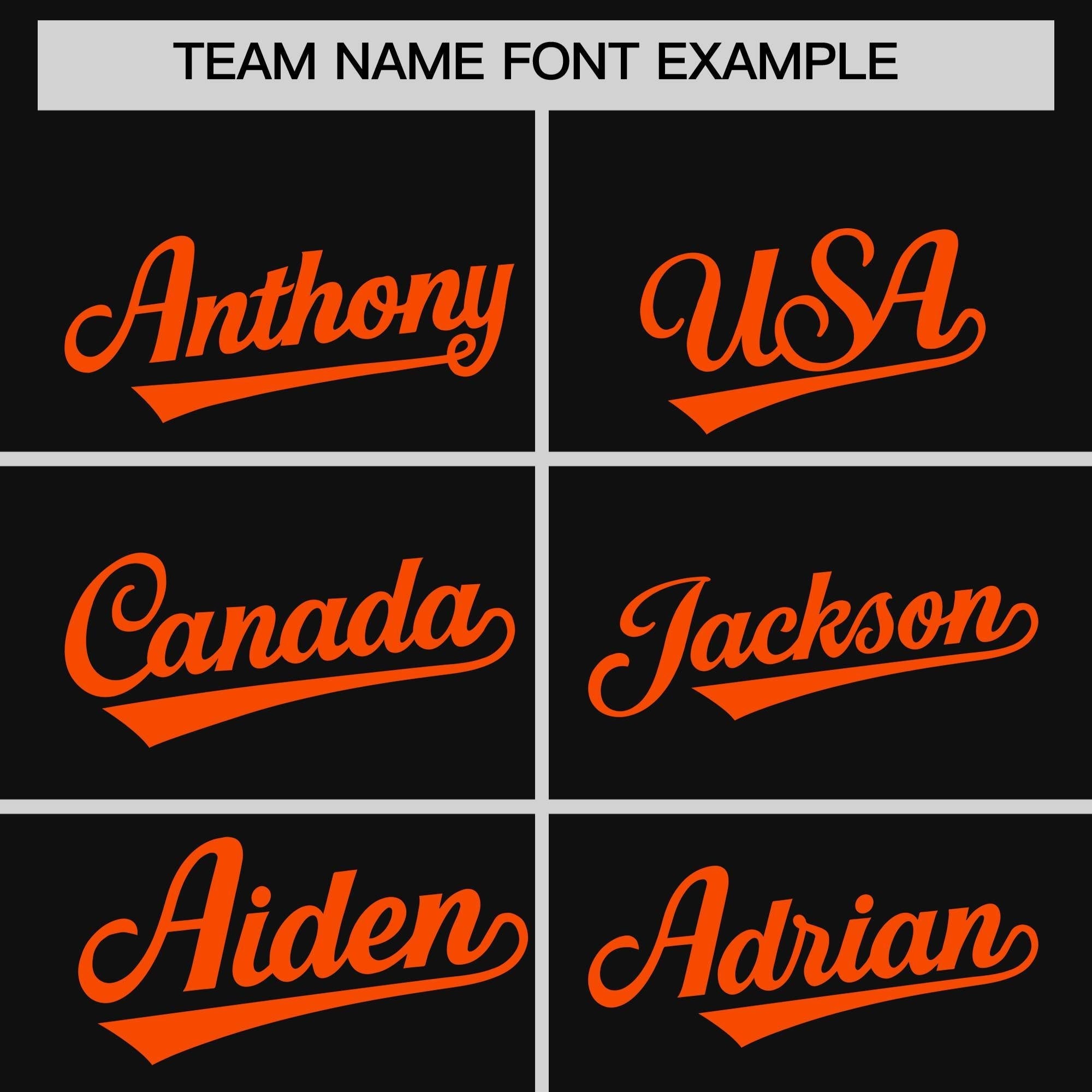 Custom Black Orange Varsity Full-Snap Letterman Classic Jacket Hoodie| KXKSHOP