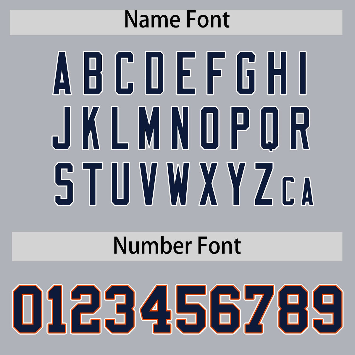 Custom Gray Navy-Orange Varsity Full-Snap Letterman Classic Jacket Hoodie| KXKSHOP