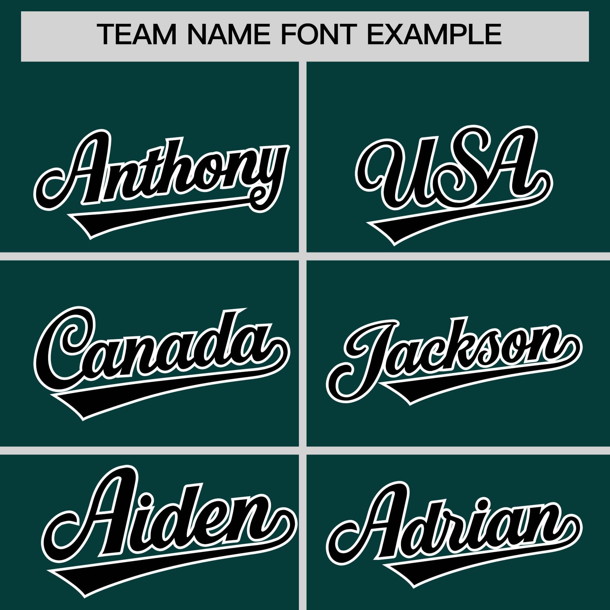 Custom Midnight Green Black-White Varsity Full-Snap Letterman Classic Jacket Hoodie| KXKSHOP