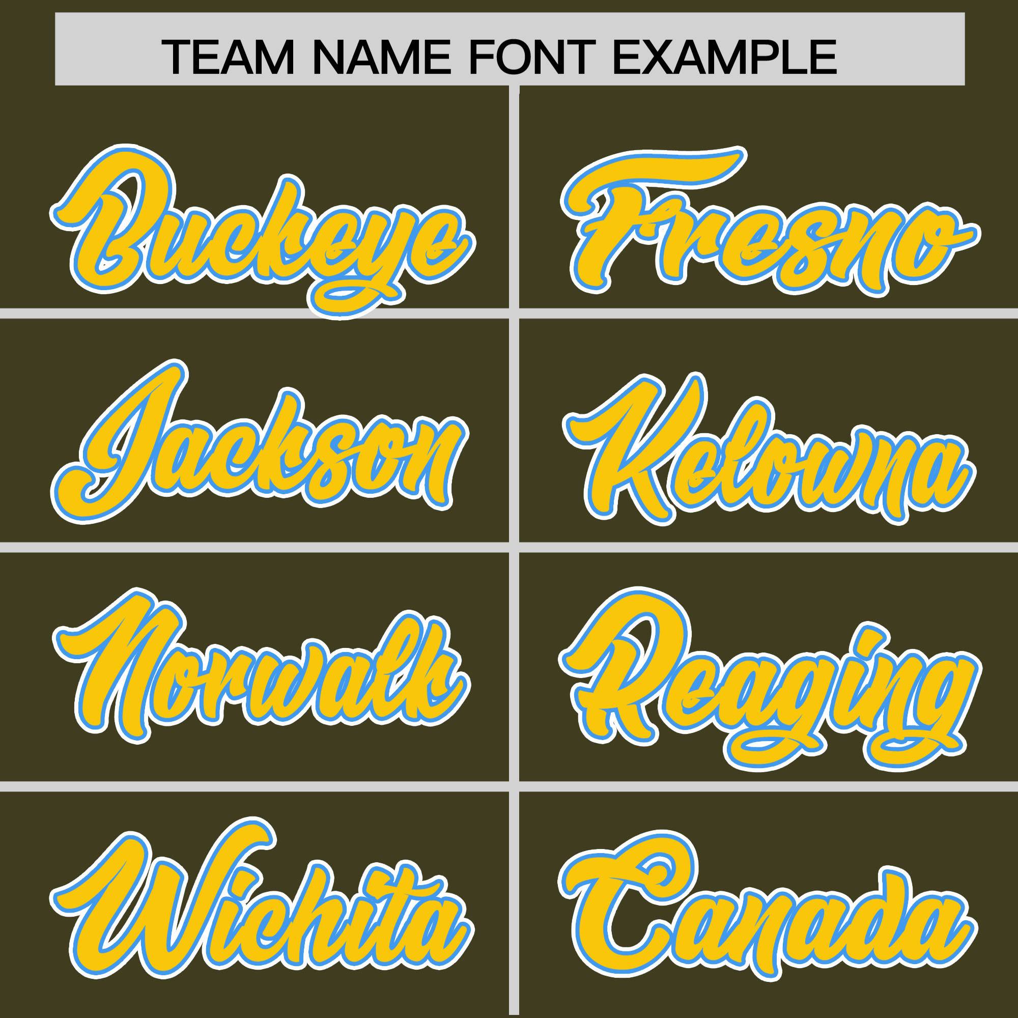 Custom Olive Gold-Powder Blue Varsity Full-Snap Letterman Classic Jacket Hoodie| KXKSHOP