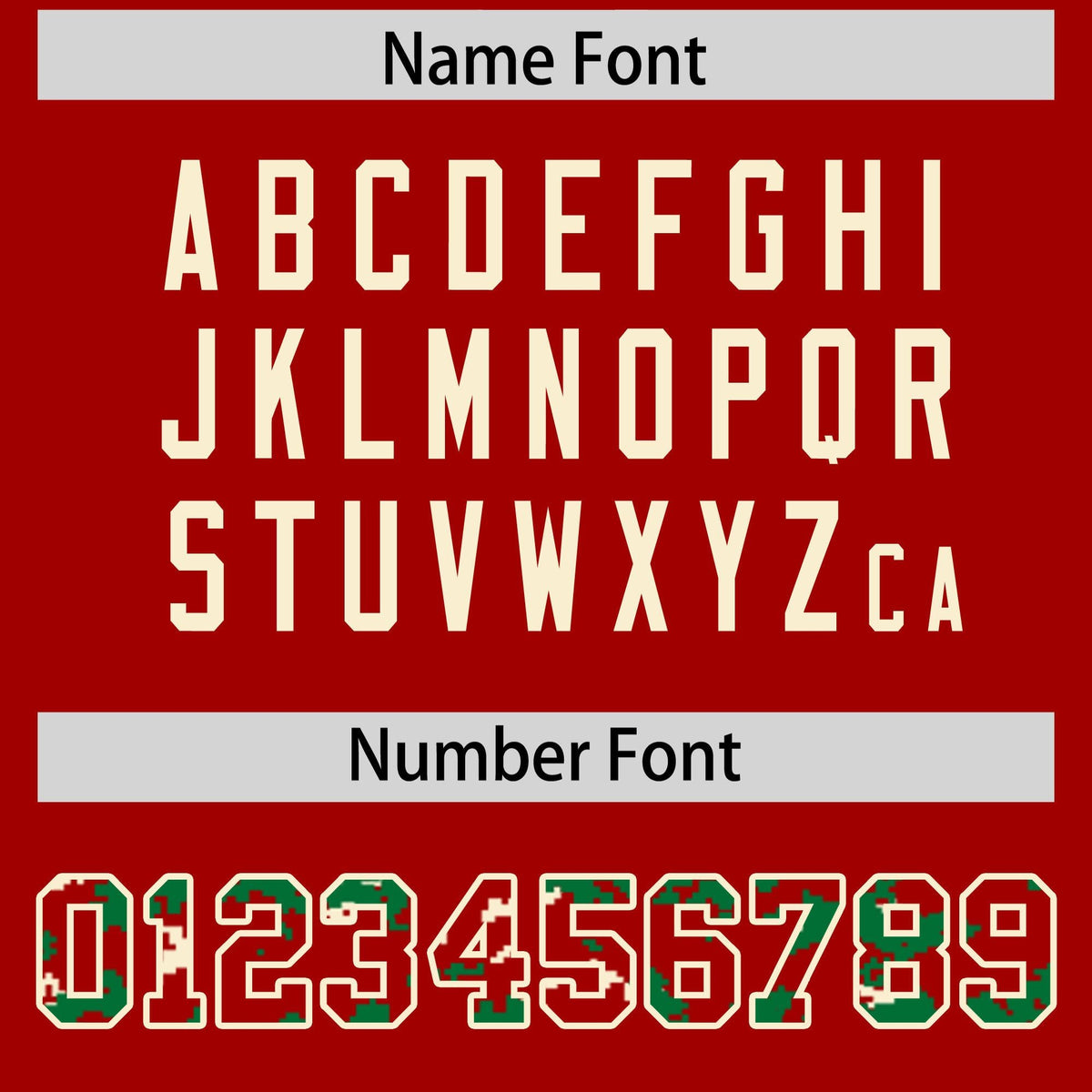 Custom Red Kelly Green-Cream Raglan Sleeves Varsity Full-Snap Letterman Camo Jacket Hoodie| KXKSHOP