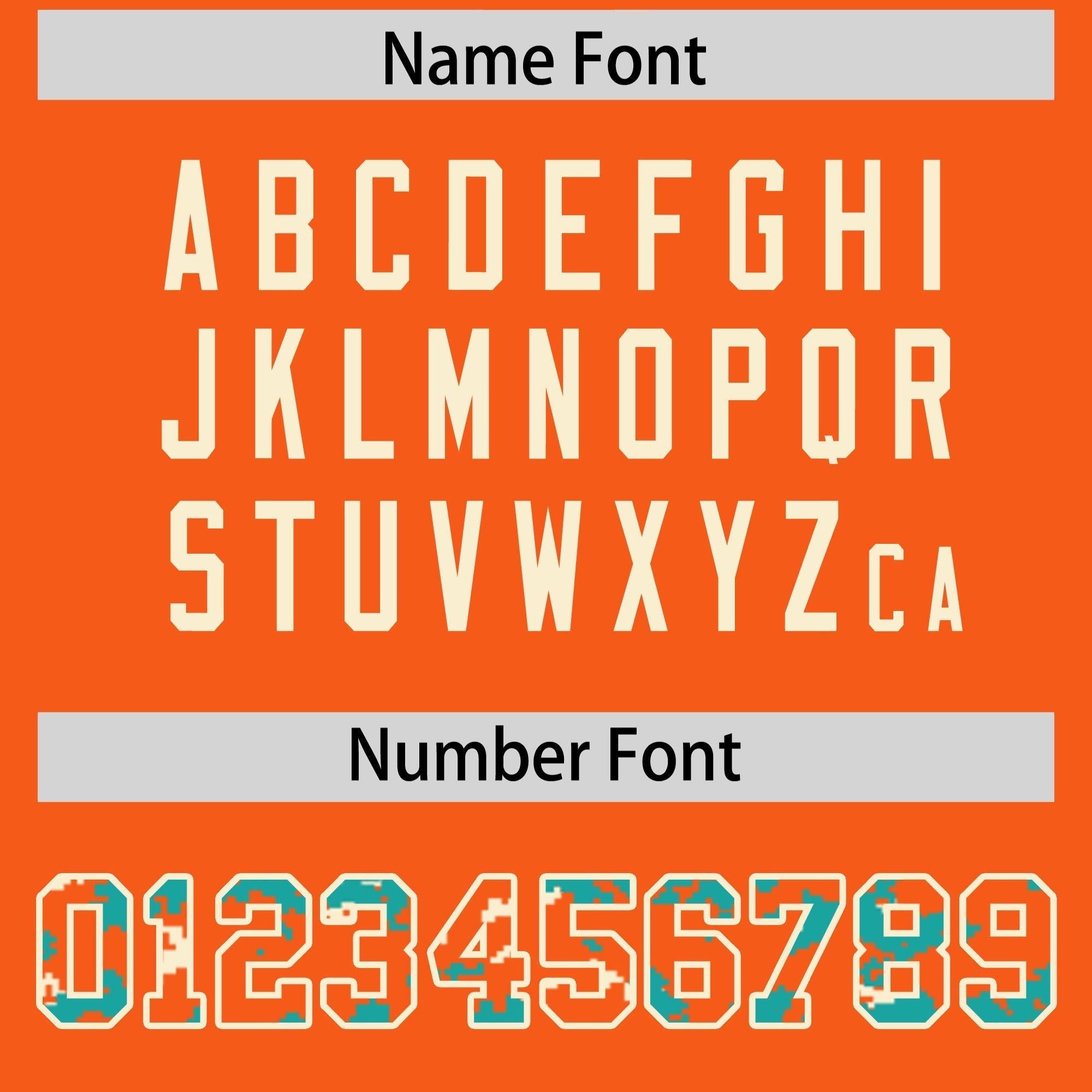 Custom Orange Aqua-Cream Raglan Sleeves Varsity Full-Snap Letterman Camo Jacket Hoodie| KXKSHOP