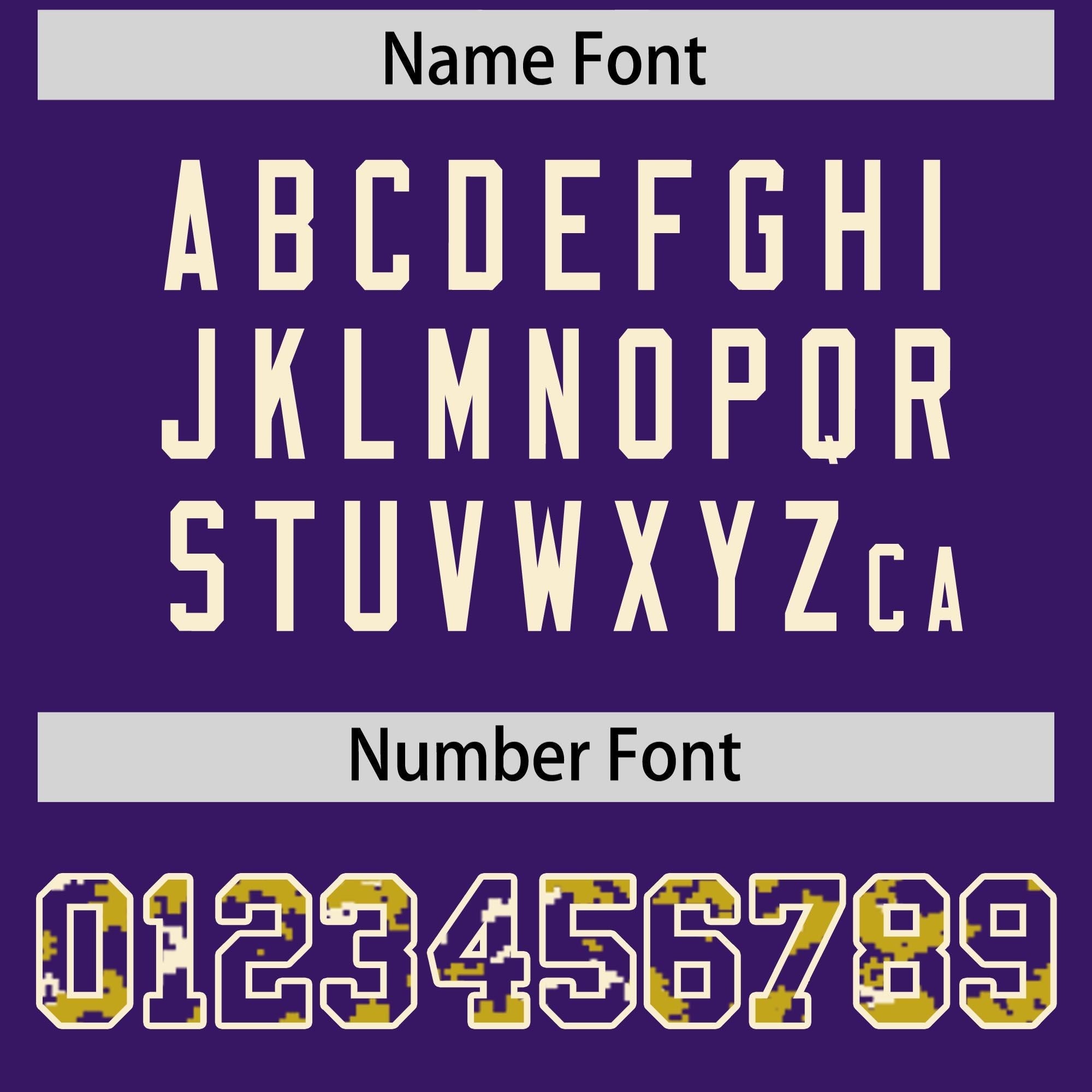 Custom Purple Old Gold-Cream Raglan Sleeves Varsity Full-Snap Letterman Camo Jacket Hoodie| KXKSHOP