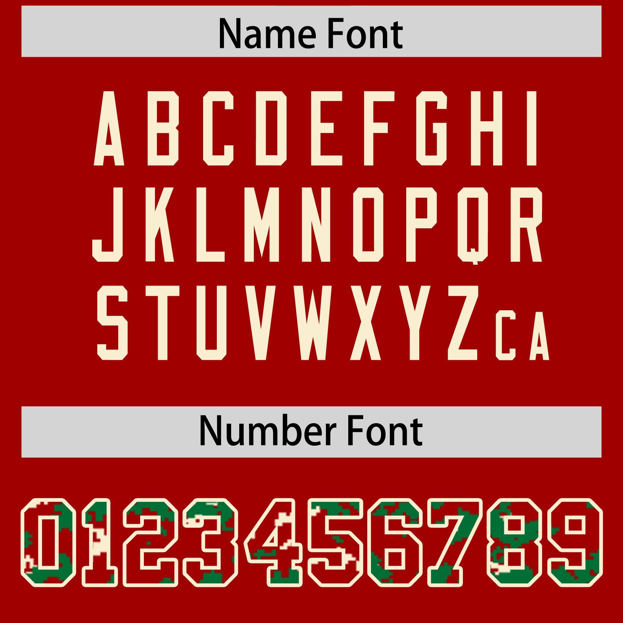 Custom Red Kelly Green-Cream Raglan Sleeves Varsity Full-Snap Letterman Camo Jacket Hoodie| KXKSHOP