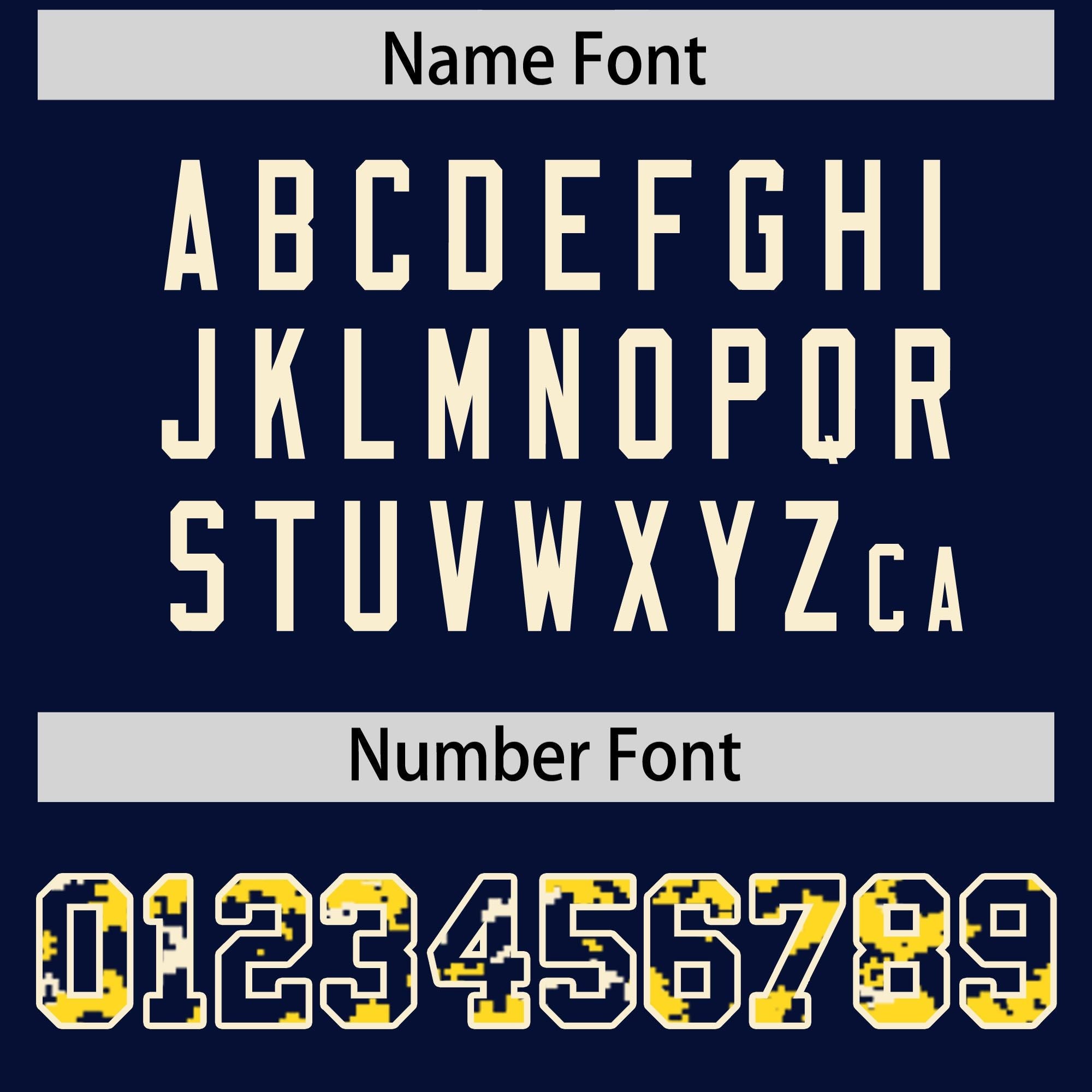 Custom Navy Gold-Cream Raglan Sleeves Varsity Full-Snap Letterman Camo Jacket Hoodie| KXKSHOP