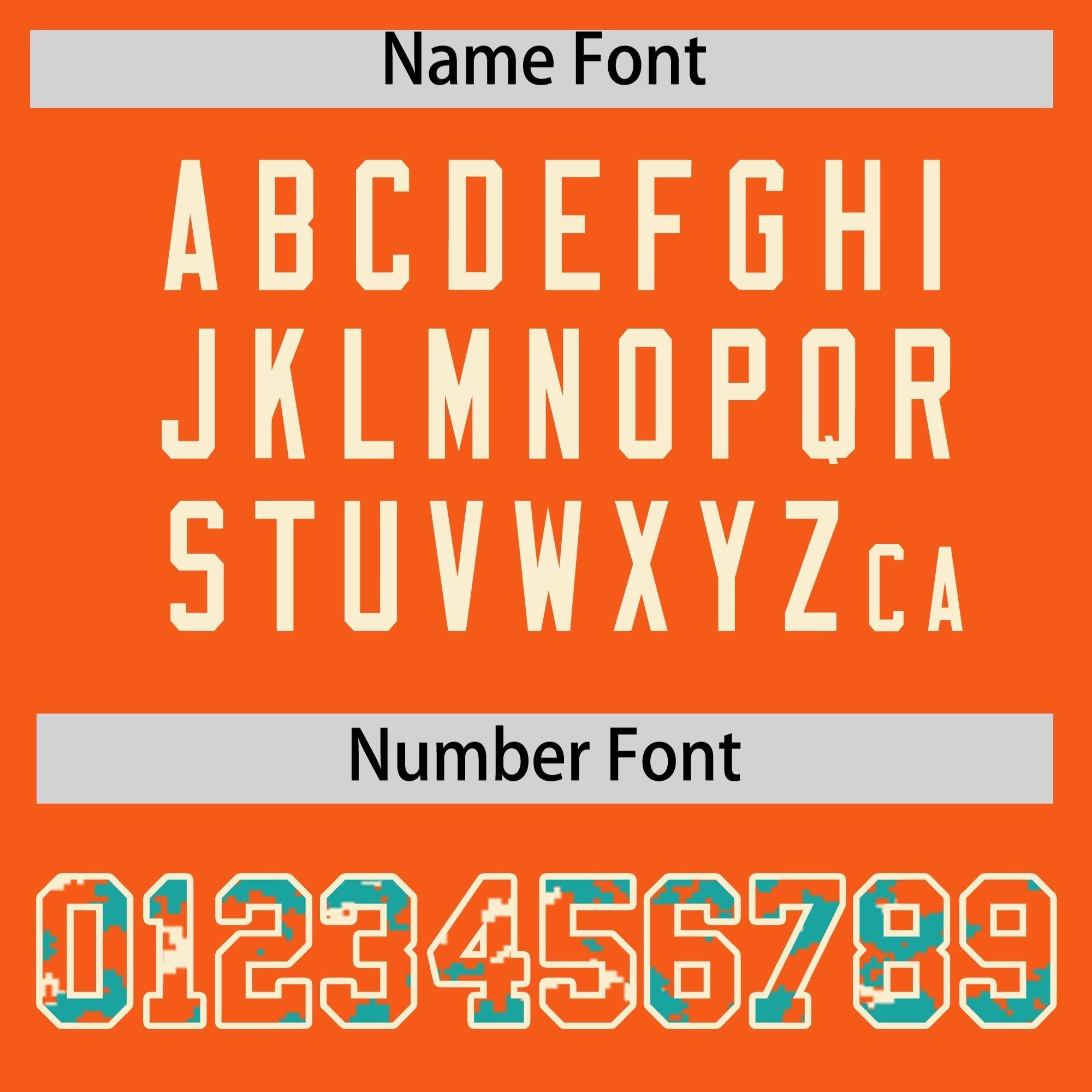 Custom Orange Aqua-Cream Raglan Sleeves Varsity Full-Snap Letterman Camo Jacket Hoodie| KXKSHOP