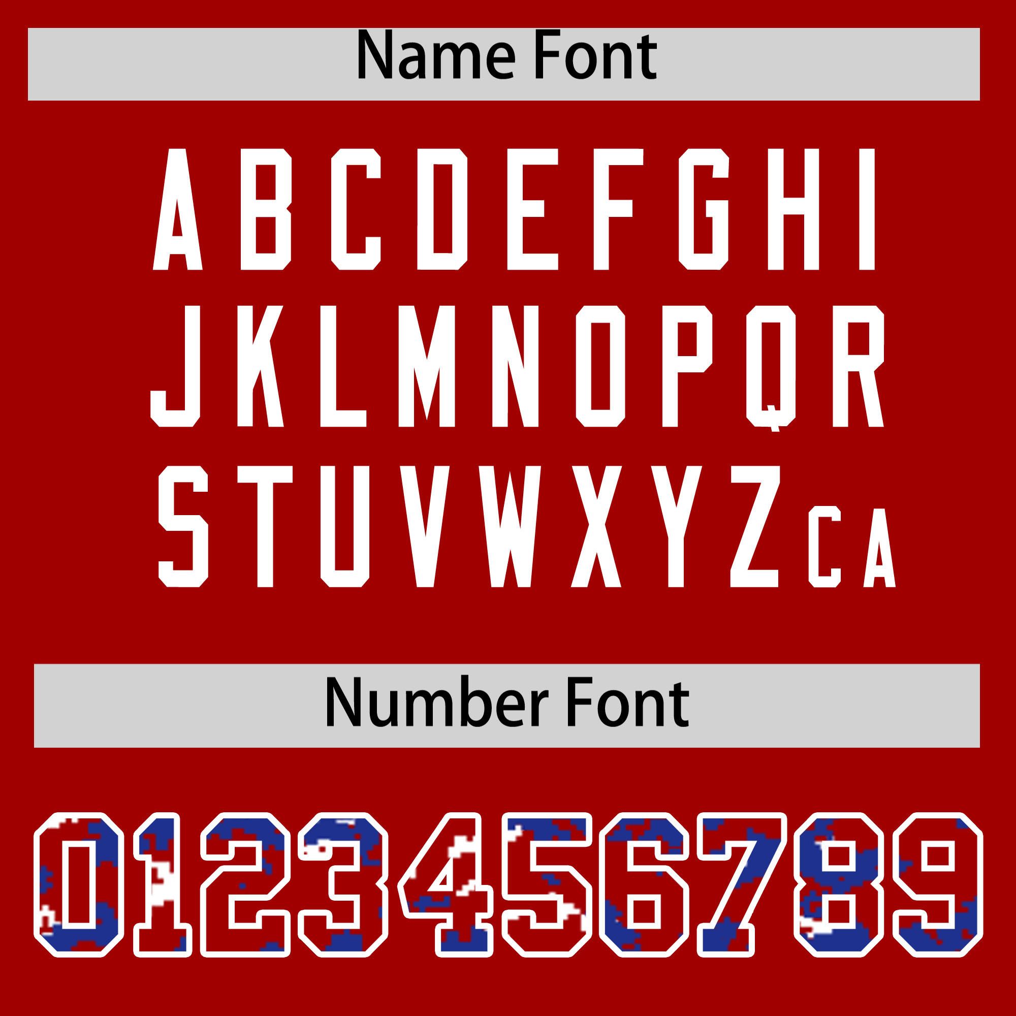 Custom Red Royal-White Raglan Sleeves Varsity Full-Snap Letterman Camo Jacket Hoodie| KXKSHOP