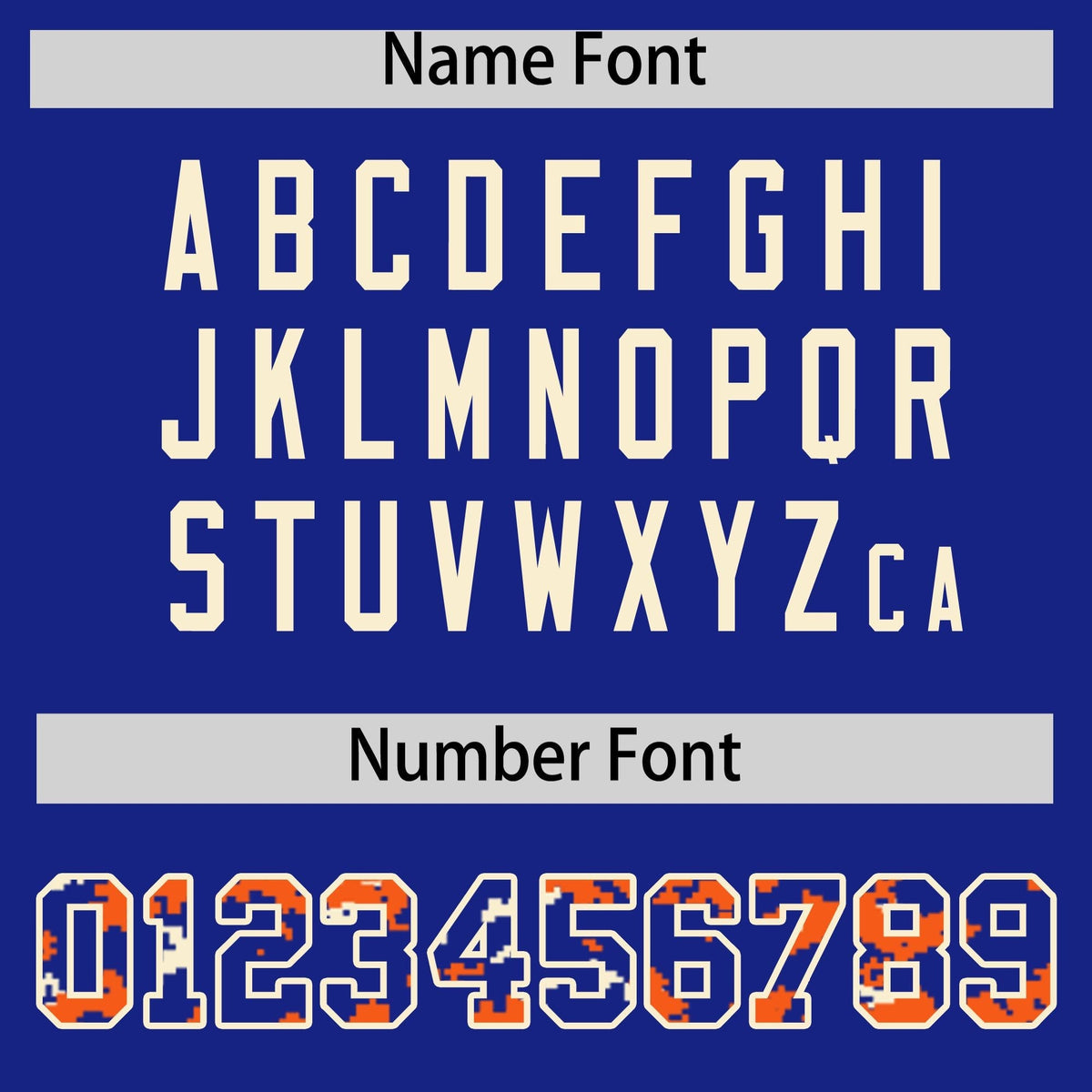 Custom Royal Orange-Cream Raglan Sleeves Varsity Full-Snap Letterman Camo Jacket Hoodie| KXKSHOP