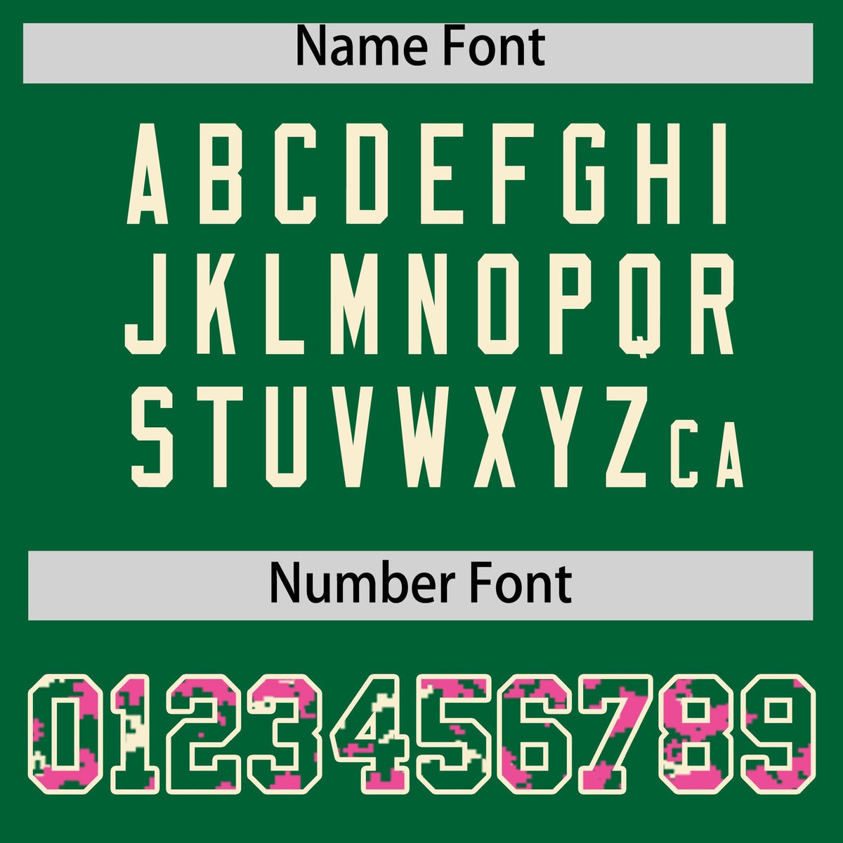 Custom Kelly Green Pink-Cream Raglan Sleeves Varsity Full-Snap Letterman Camo Jacket Hoodie| KXKSHOP