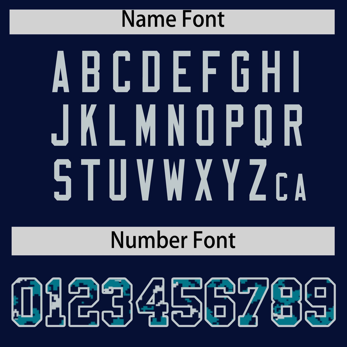 Custom Navy Aqua-Silver Raglan Sleeves Varsity Full-Snap Letterman Camo Jacket Hoodie| KXKSHOP