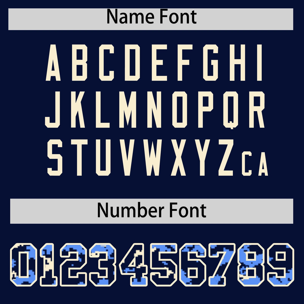 Custom Navy Powder Blue-Cream Raglan Sleeves Varsity Full-Snap Letterman Camo Jacket Hoodie| KXKSHOP