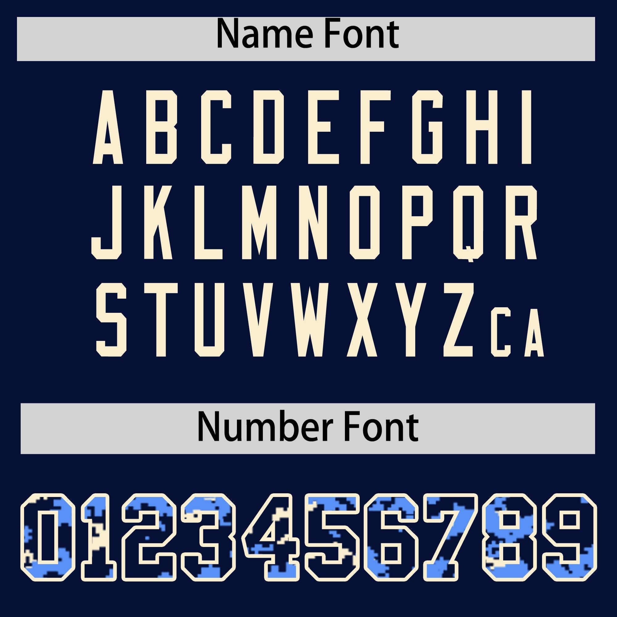 Custom Navy Powder Blue-Cream Raglan Sleeves Varsity Full-Snap Letterman Camo Jacket Hoodie| KXKSHOP