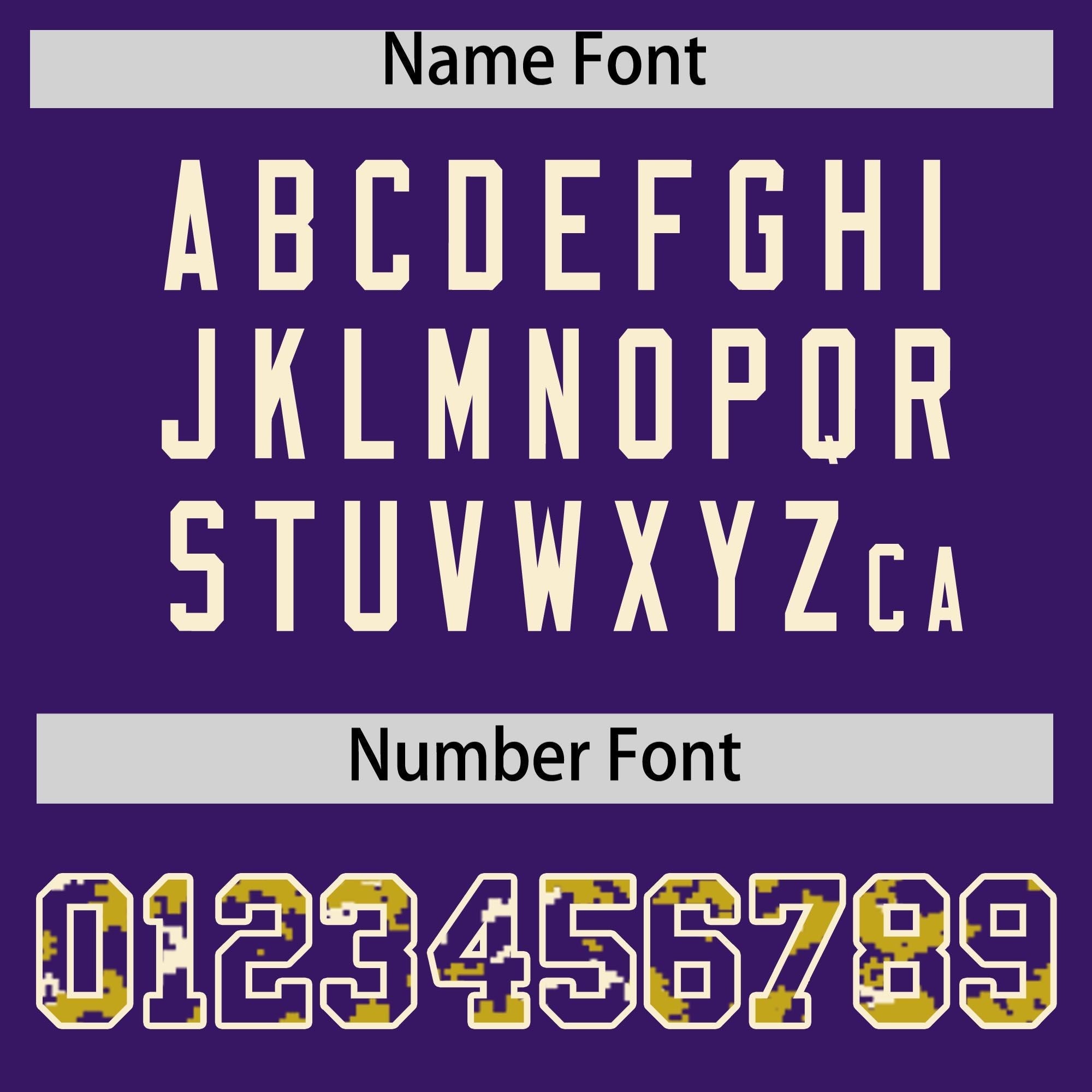 Custom Purple Old Gold-Cream Raglan Sleeves Varsity Full-Snap Letterman Camo Jacket Hoodie| KXKSHOP