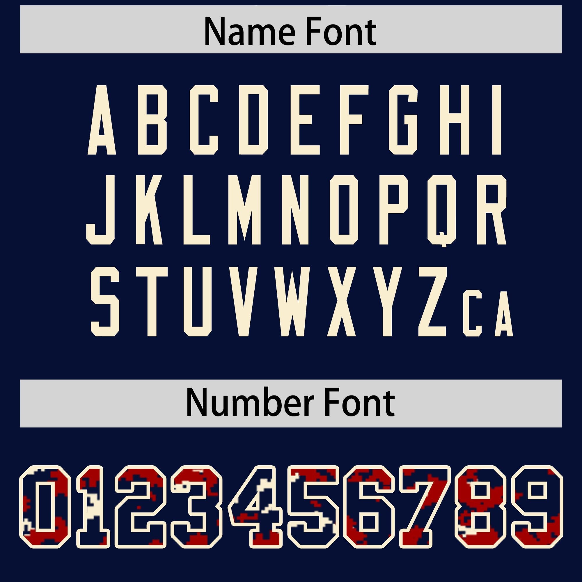 Custom Navy Red-Cream Raglan Sleeves Varsity Full-Snap Letterman Camo Jacket Hoodie| KXKSHOP