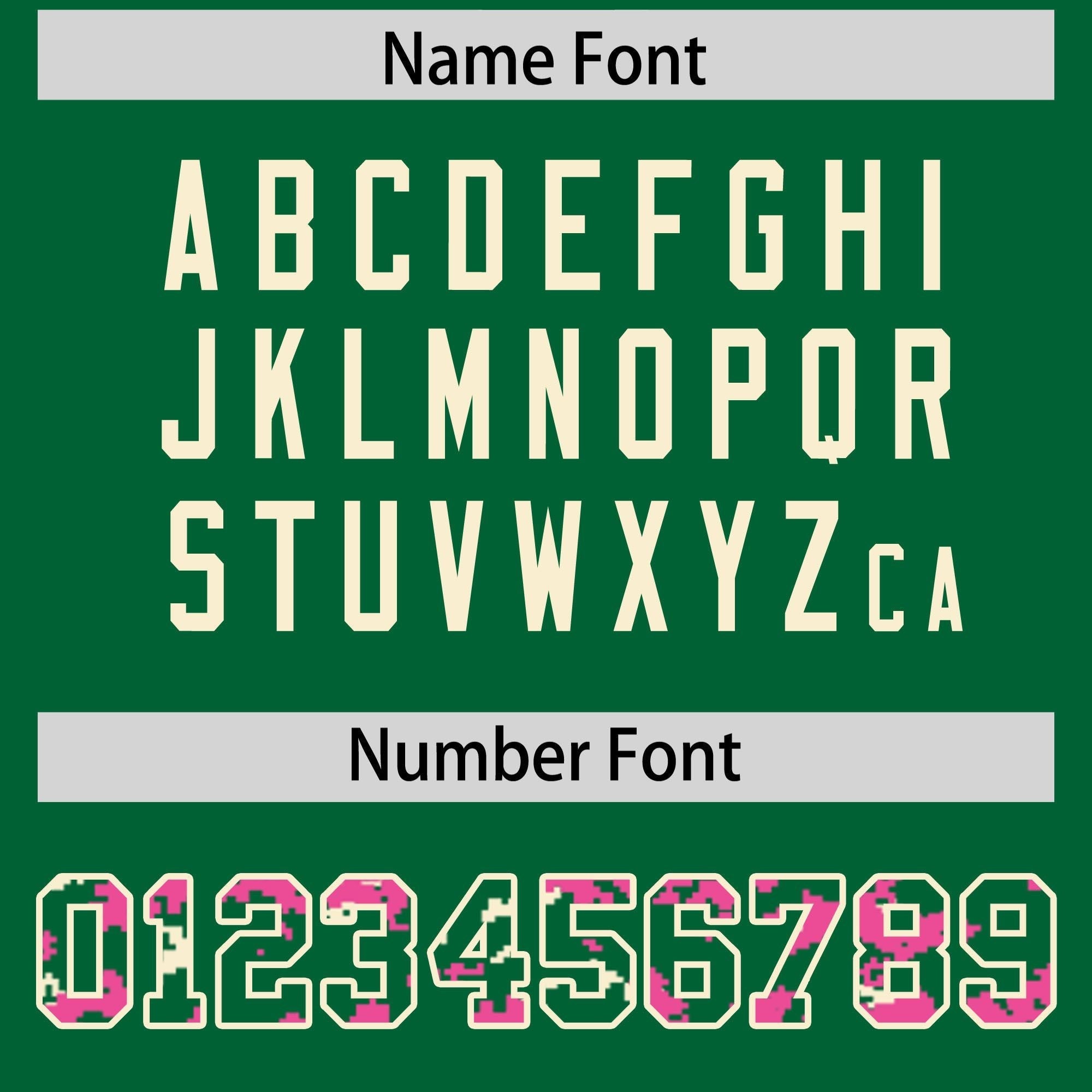 Custom Kelly Green Pink-Cream Raglan Sleeves Varsity Full-Snap Letterman Camo Jacket Hoodie| KXKSHOP