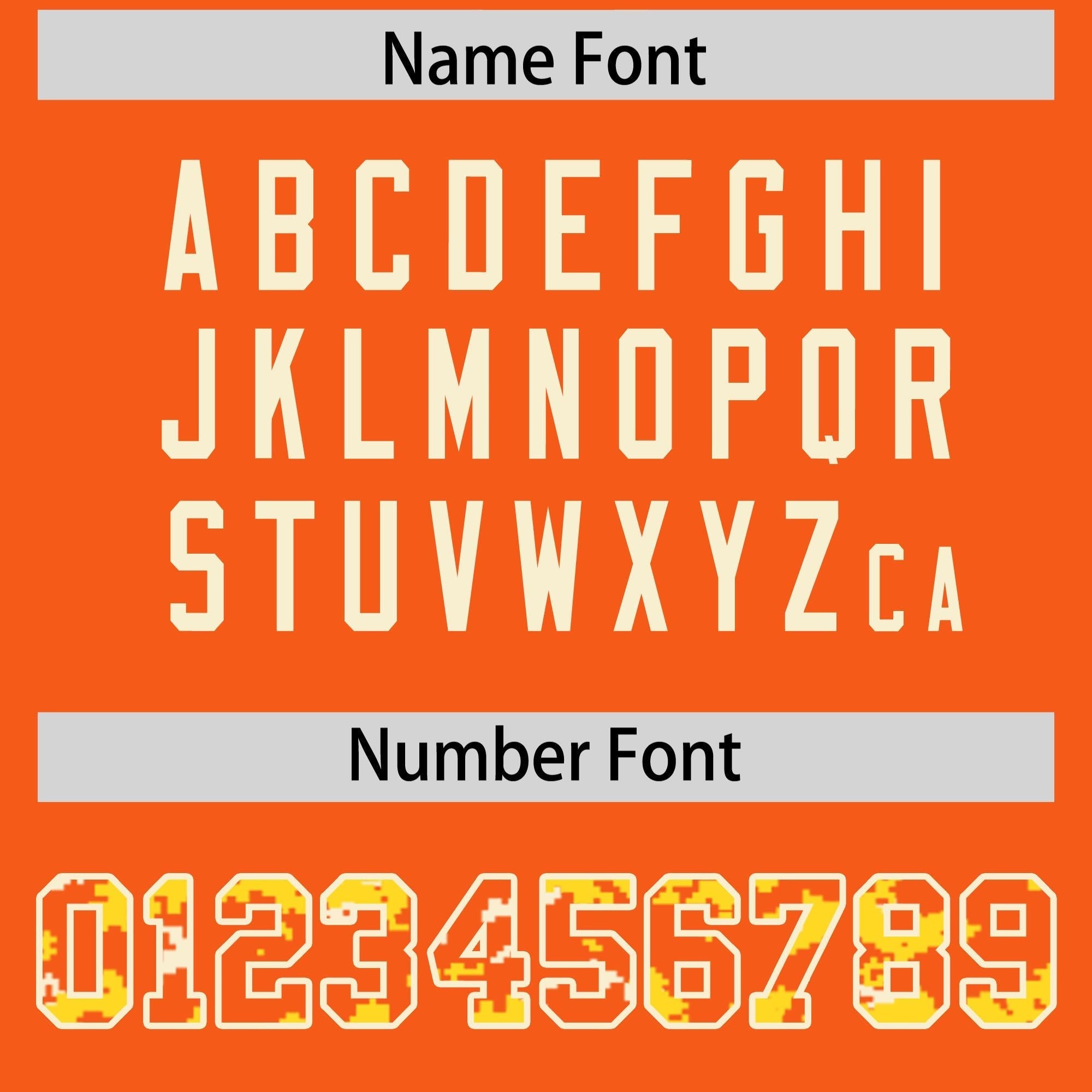 Custom Orange Gold-Cream Raglan Sleeves Varsity Full-Snap Letterman Camo Jacket Hoodie| KXKSHOP