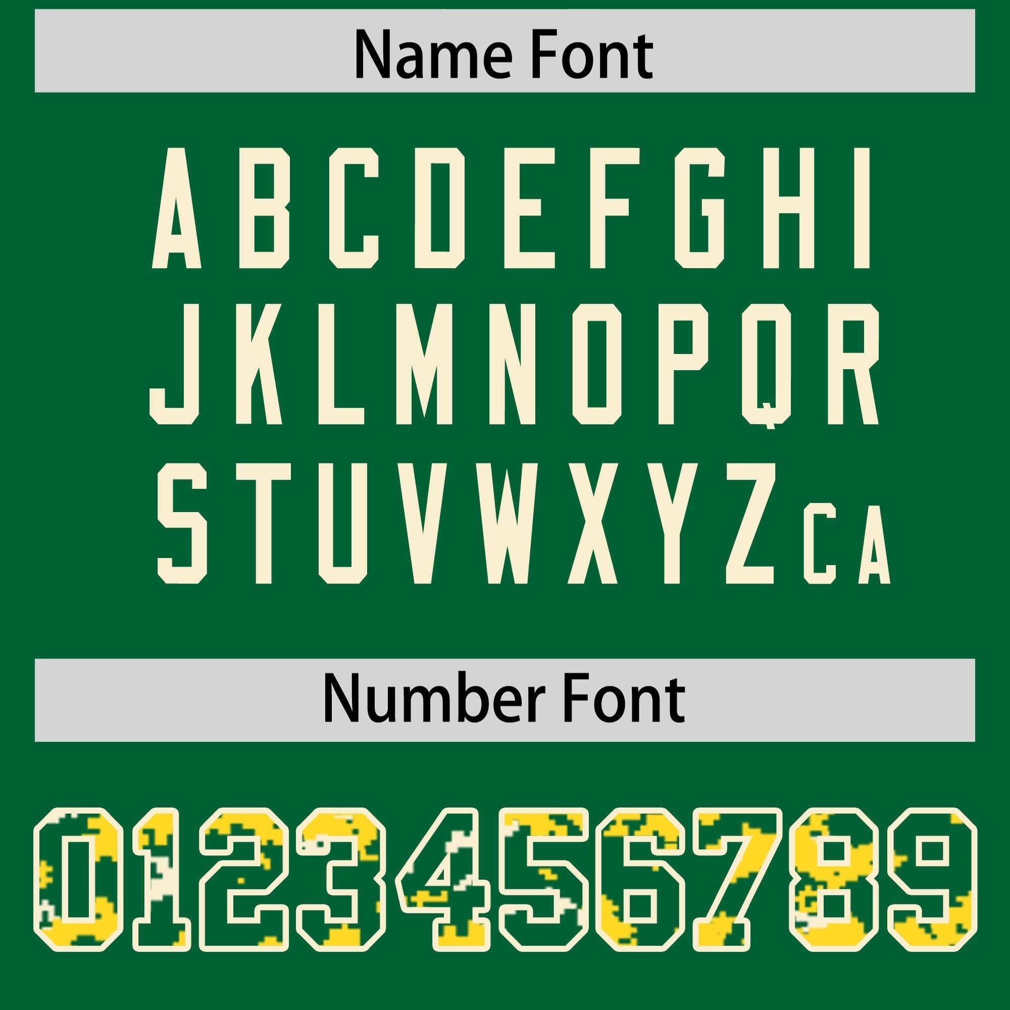 Custom Kelly Green Gold-Cream Raglan Sleeves Varsity Full-Snap Letterman Camo Jacket Hoodie| KXKSHOP