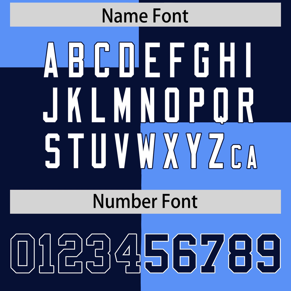 Custom Navy Powder Blue Varsity Full-Snap Four Squares Color Block Letterman Jacket Hoodie| KXKSHOP