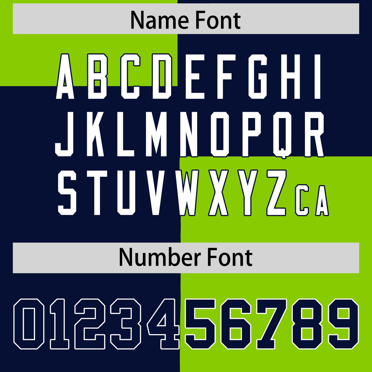 Custom Navy Neon Green Varsity Full-Snap Four Squares Color Block Letterman Jacket Hoodie| KXKSHOP