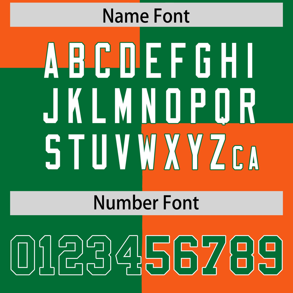 Custom Kelly Green Orange Varsity Full-Snap Four Squares Color Block Letterman Jacket Hoodie| KXKSHOP