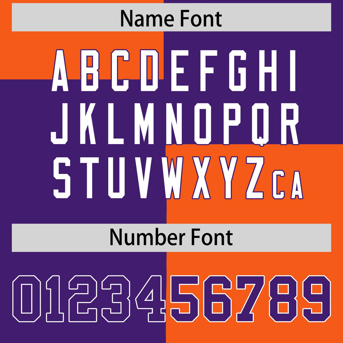 Custom Purple Orange Varsity Full-Snap Four Squares Color Block Letterman Jacket Hoodie| KXKSHOP