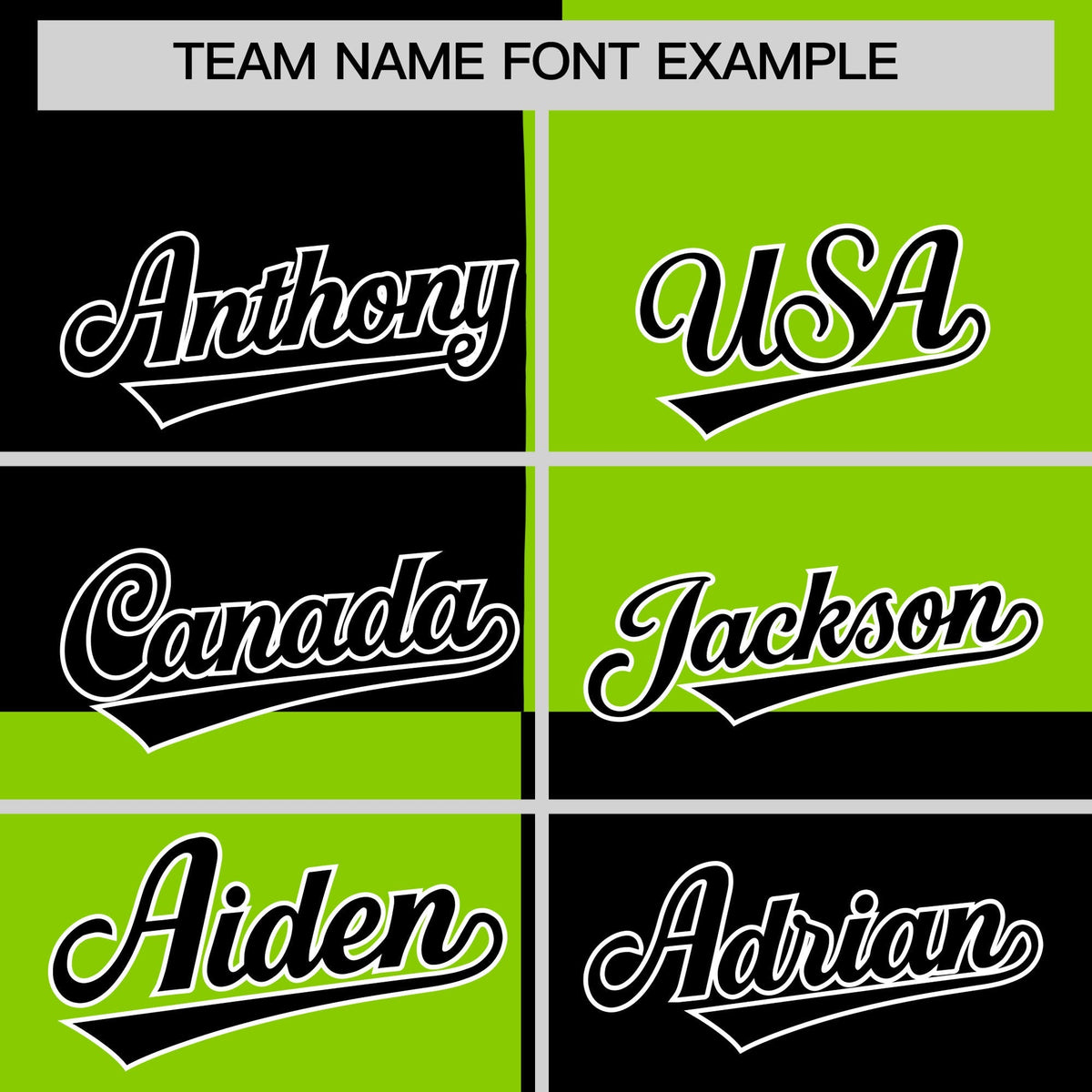 Custom Black Neon Green Varsity Full-Snap Four Squares Color Block Letterman Jacket Hoodie| KXKSHOP