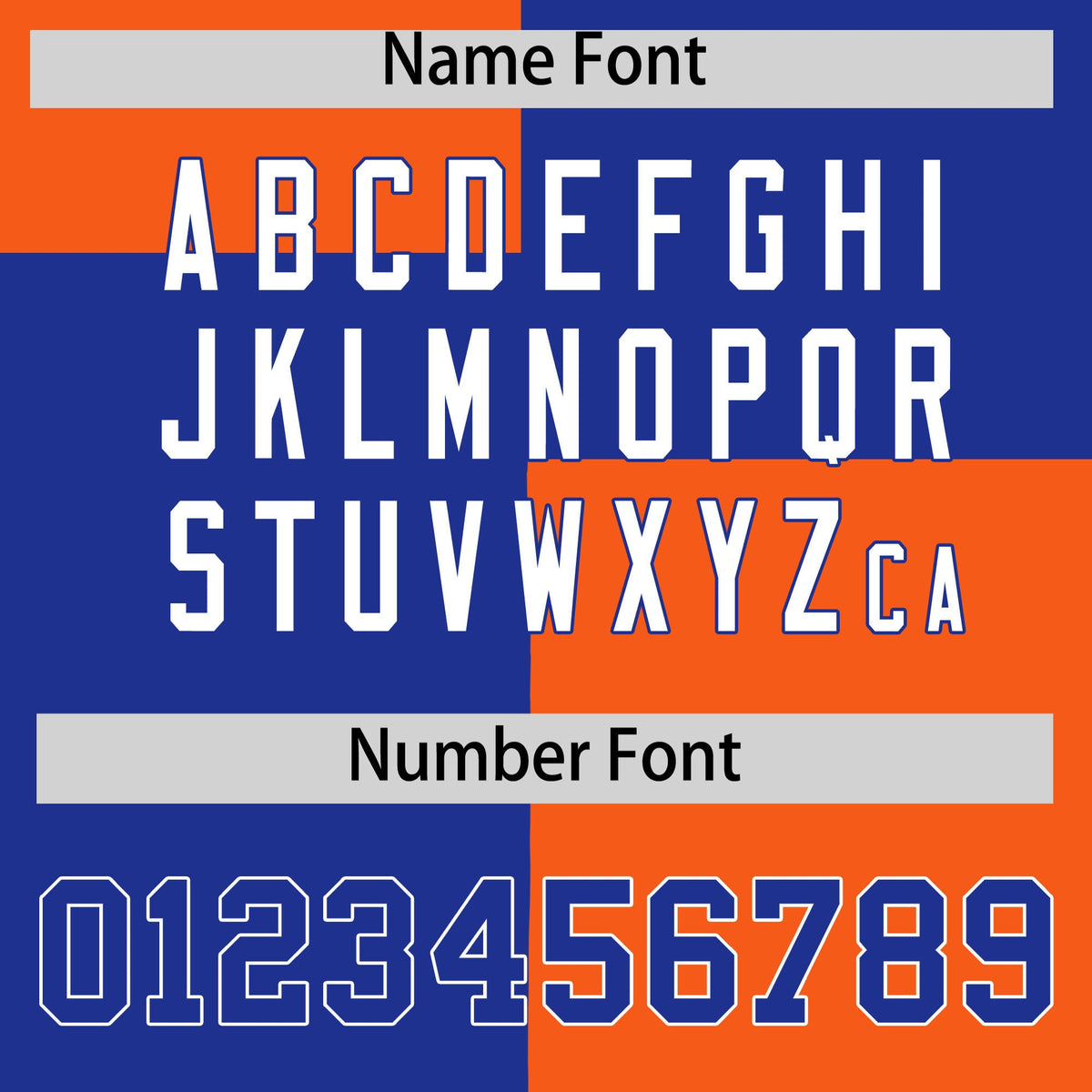 Custom Royal Orange Varsity Full-Snap Four Squares Color Block Letterman Jacket Hoodie| KXKSHOP