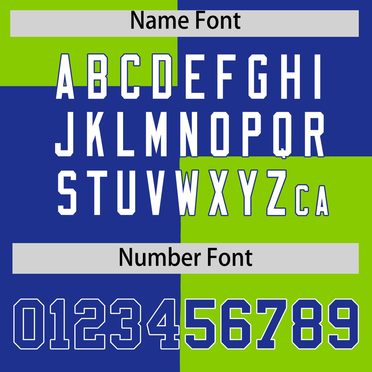 Custom Royal Neon Green Varsity Full-Snap Four Squares Color Block Letterman Jacket Hoodie| KXKSHOP