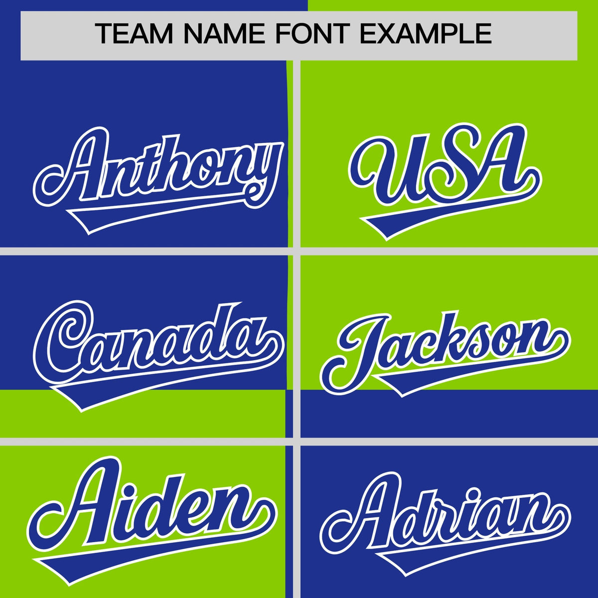 Custom Royal Neon Green Varsity Full-Snap Four Squares Color Block Letterman Jacket Hoodie| KXKSHOP