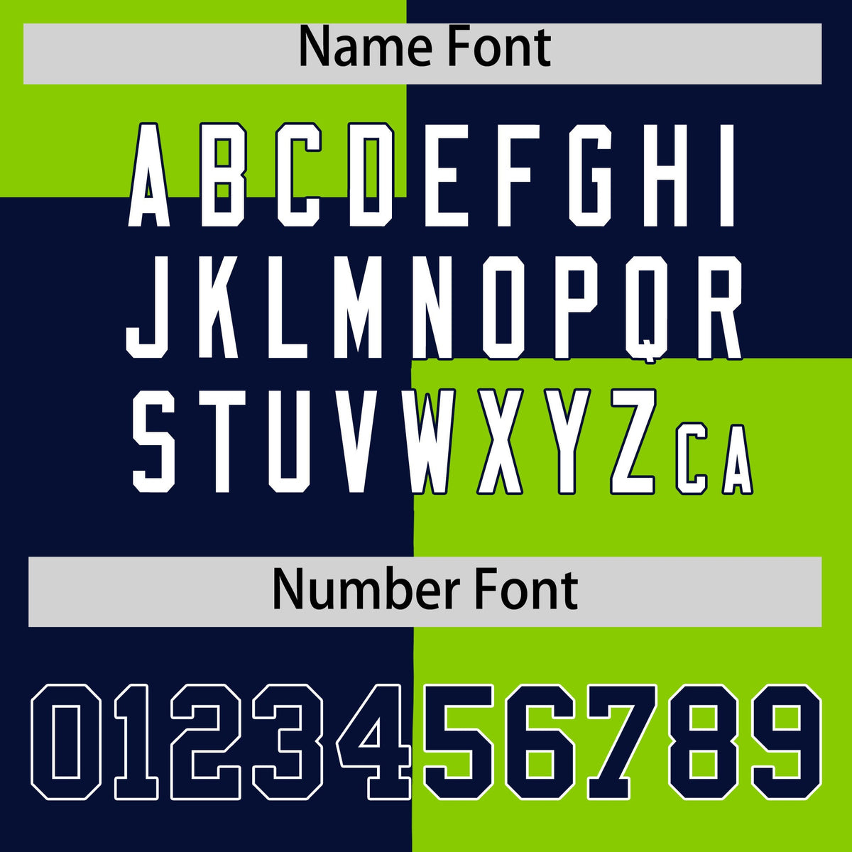 Custom Navy Neon Green Varsity Full-Snap Four Squares Color Block Letterman Jacket Hoodie| KXKSHOP