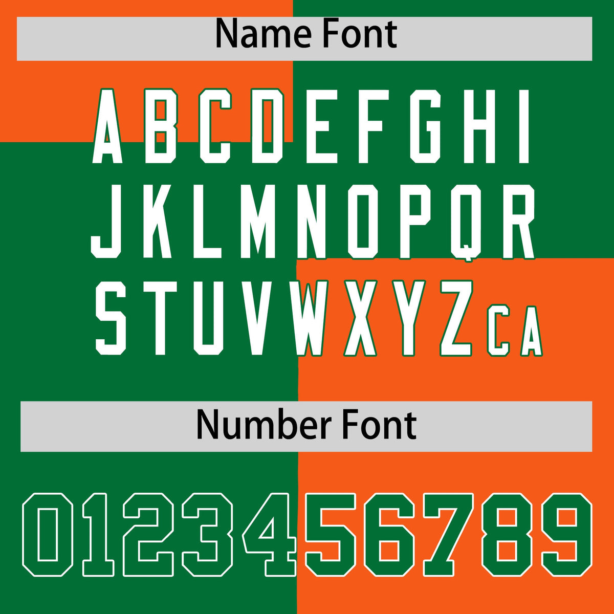 Custom Kelly Green Orange Varsity Full-Snap Four Squares Color Block Letterman Jacket Hoodie| KXKSHOP