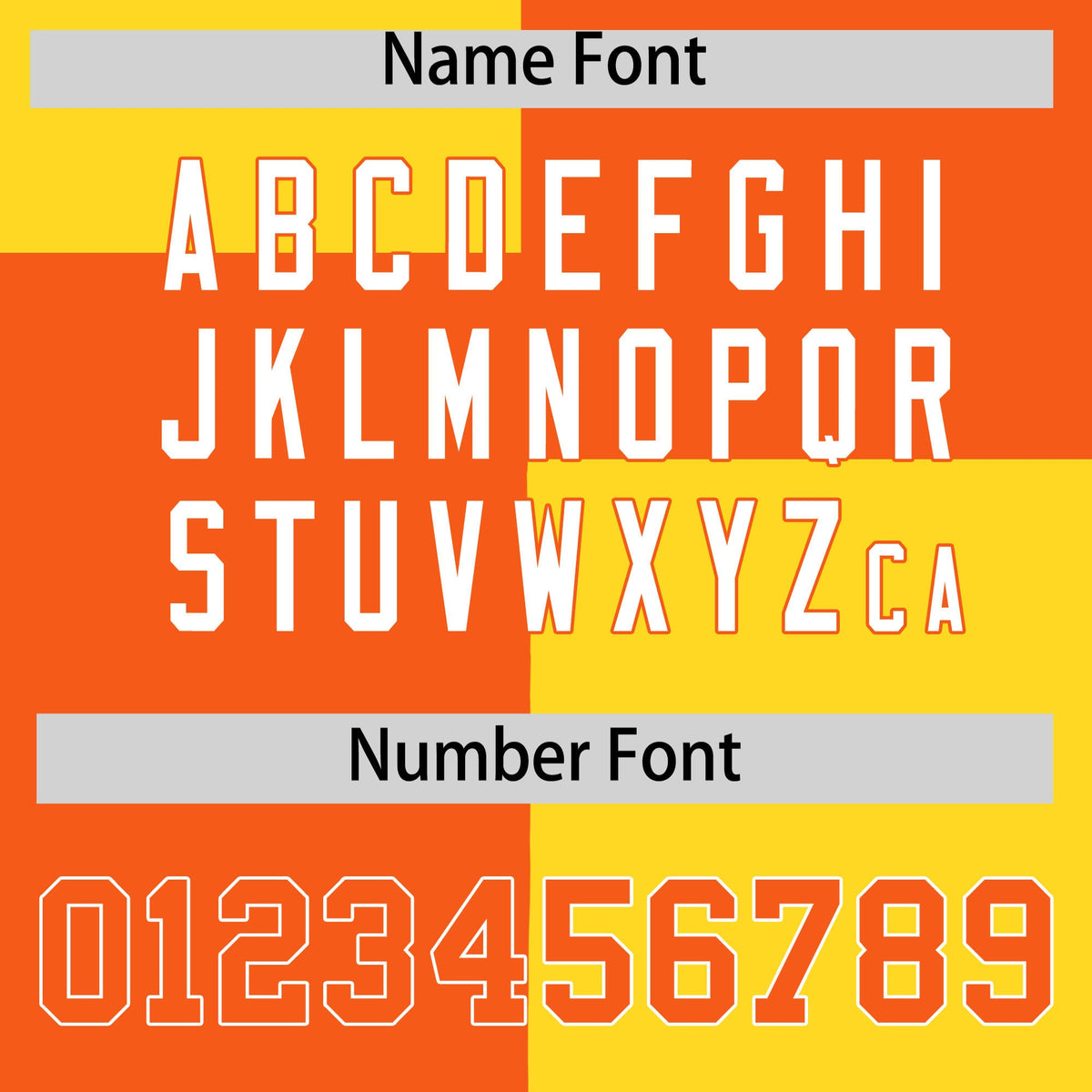 Custom Orange Gold Varsity Full-Snap Four Squares Color Block Letterman Jacket Hoodie| KXKSHOP