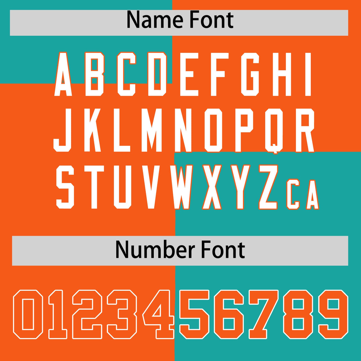 Custom Orange Aqua Varsity Full-Snap Four Squares Color Block Letterman Jacket Hoodie| KXKSHOP