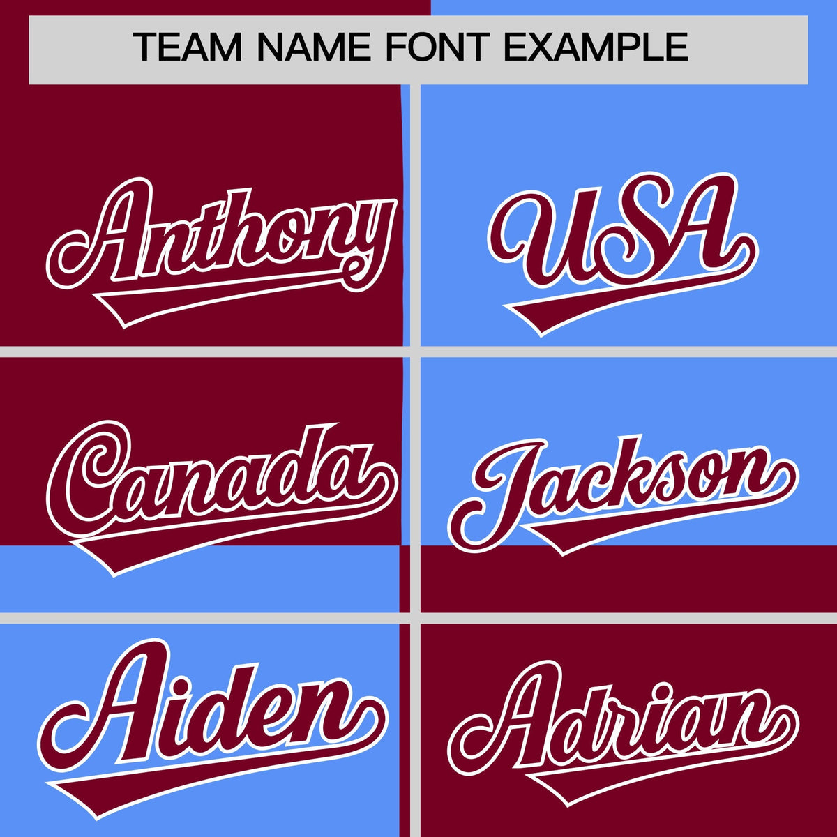 Custom Crimson Powder Blue Varsity Full-Snap Four Squares Color Block Letterman Jacket Hoodie| KXKSHOP